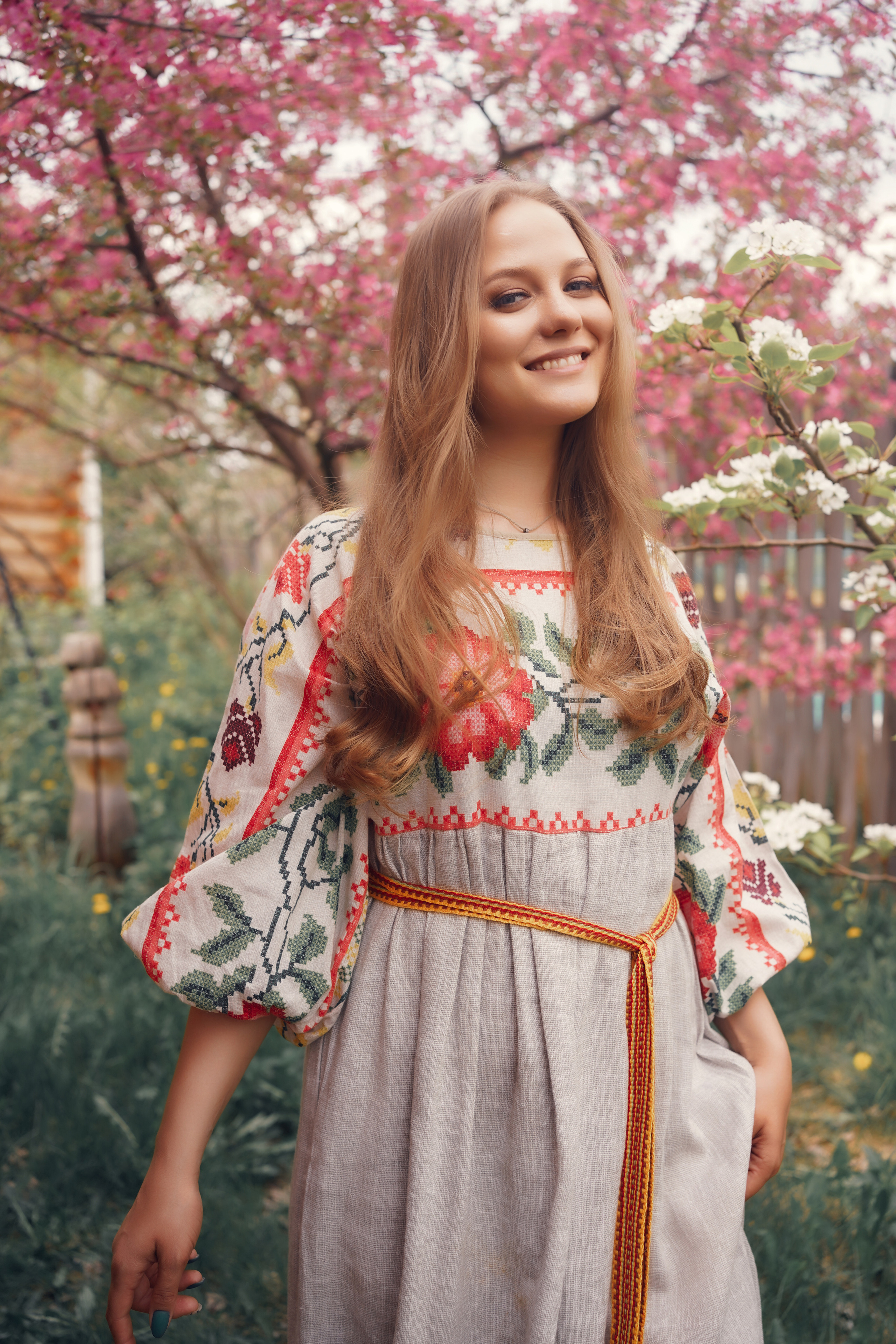 Весенние фотосессии в Мариинске в русском стиле. Портретный фотограф в Москве, Московской области. Деловой портрет