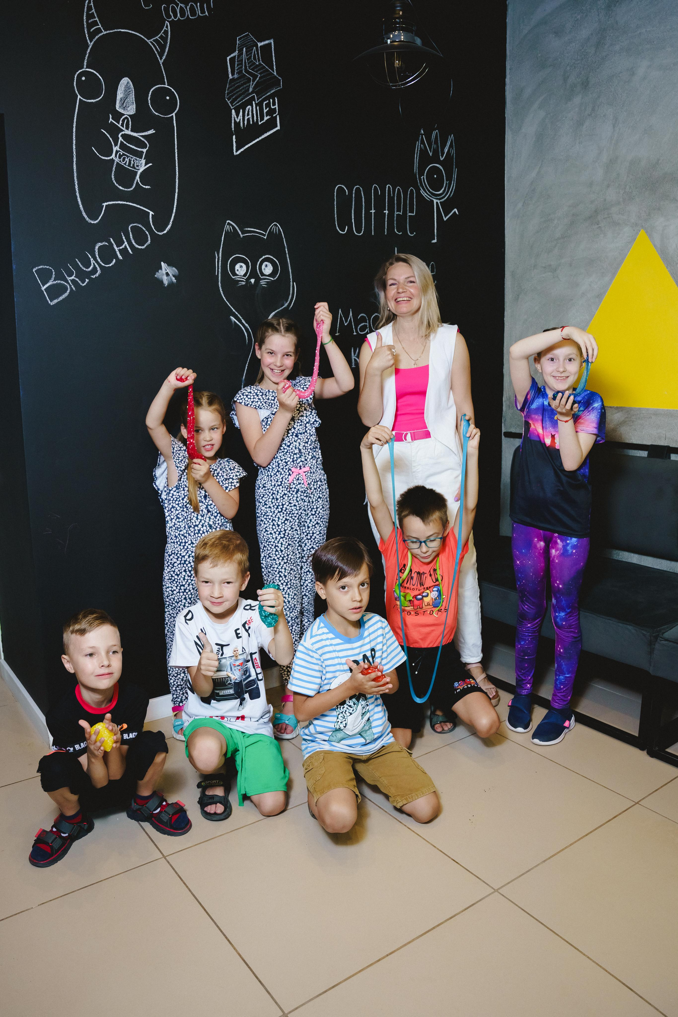 Фотосъемка мастер-класса «Слайм». Фотограф в детский сад в Екатеринбурге, выпускные альбомы Юлия Умерова