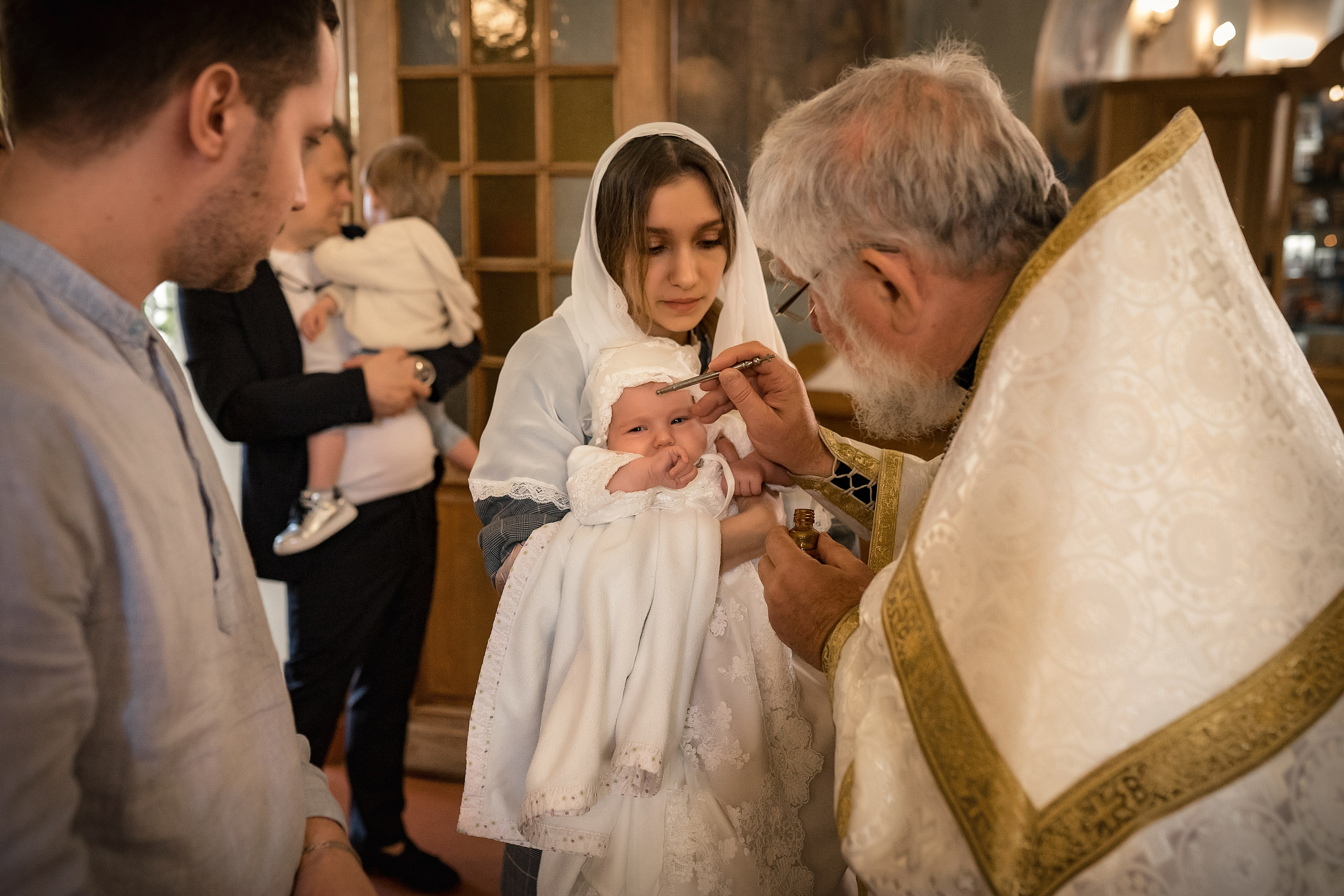 Крещение Софии. Фотограф Крещения и Венчания в Москве