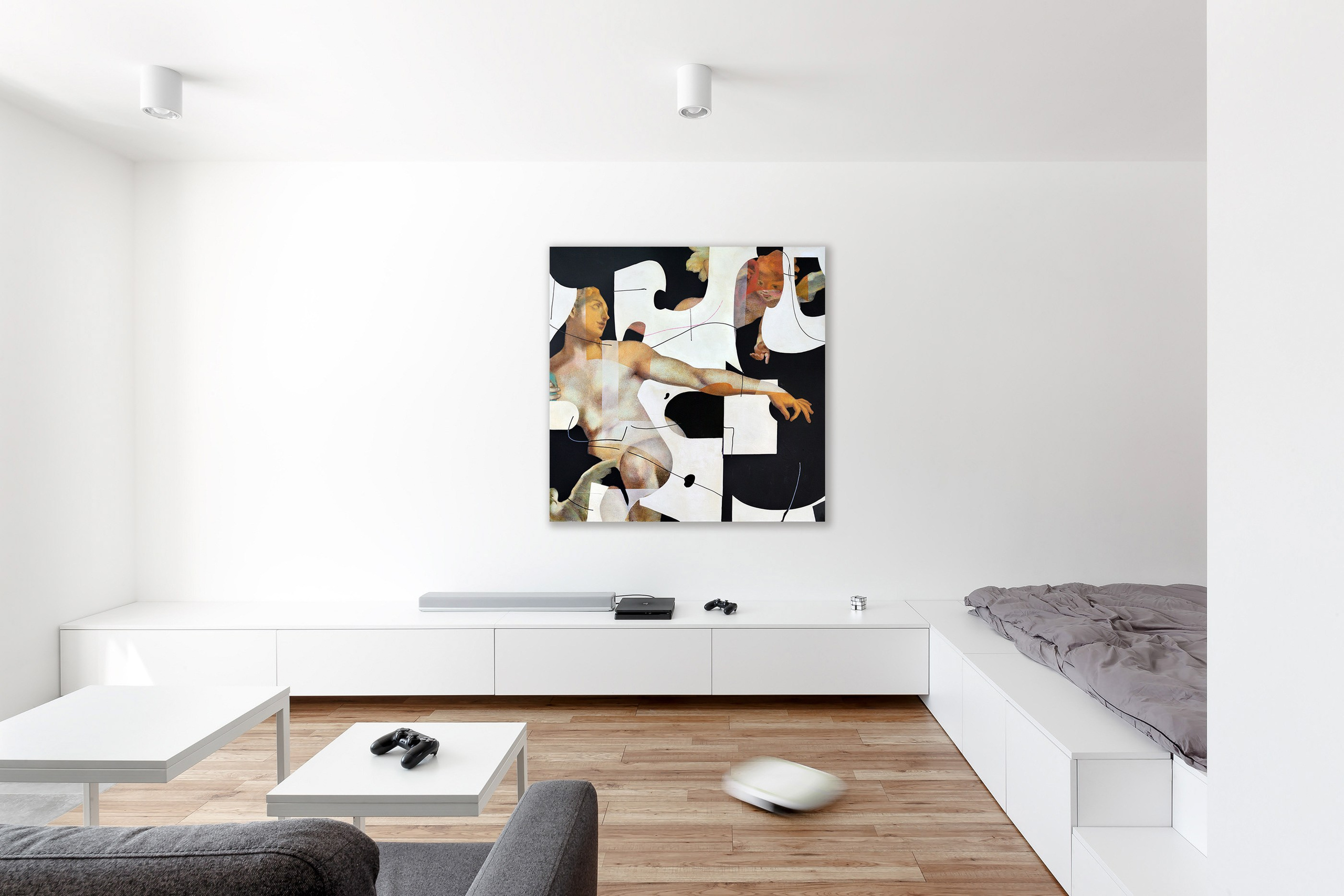 Раздумье Ариадны. Художник-абстракционист Ольга Рикун. Москва