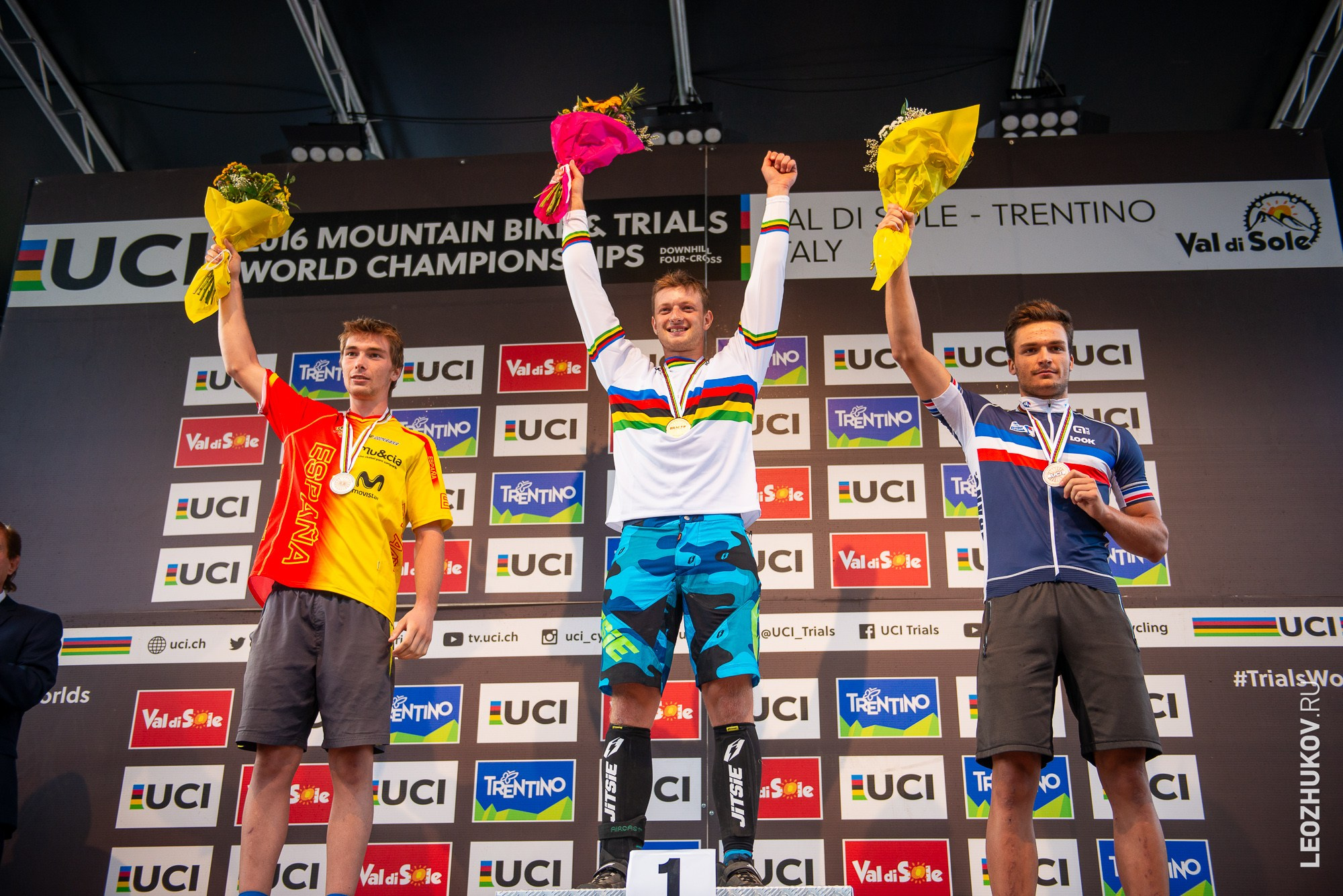 UCI Trials World Championships 2016 — finals. Sports photographer Leonid Zhukov