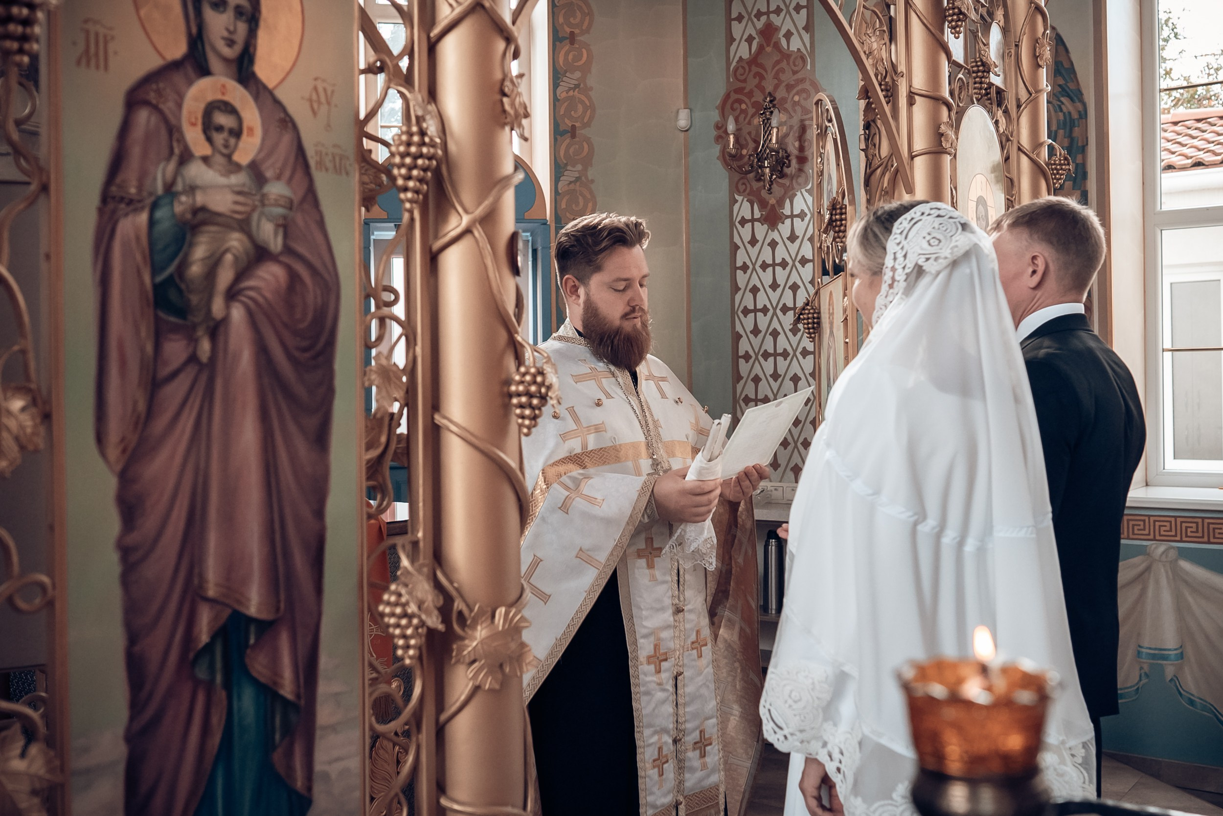 Венчание в храме ап.Андрея Первозванного Севастополь. Церковный фотограф Севастополь