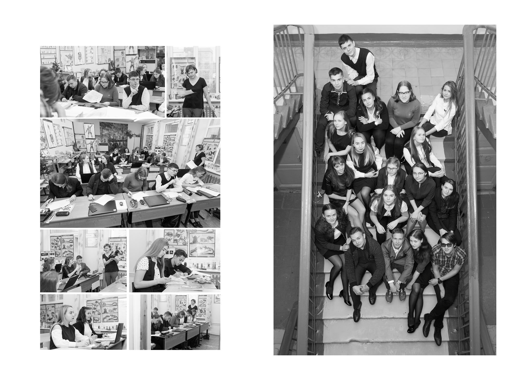 Выпускной альбом 11 В класс школа 8 в Вологде