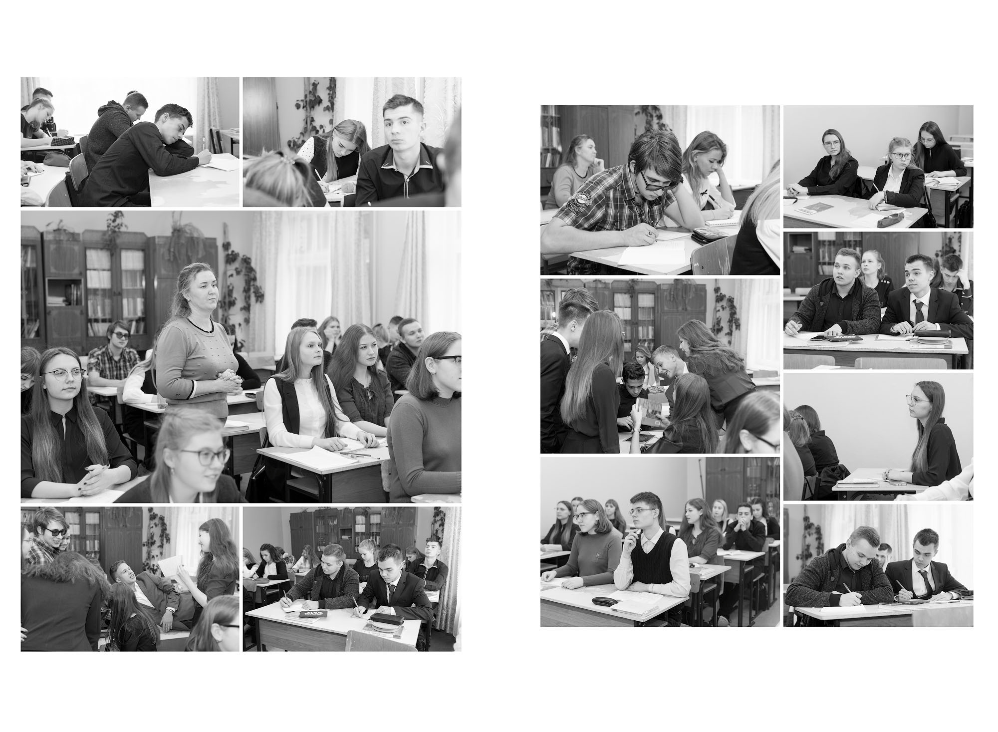 Выпускной альбом 11 В класс школа 8 в Вологде