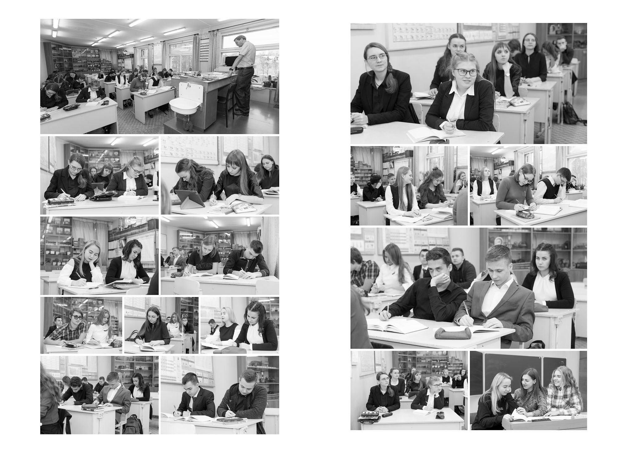 Выпускной альбом 11 В класс школа 8 в Вологде