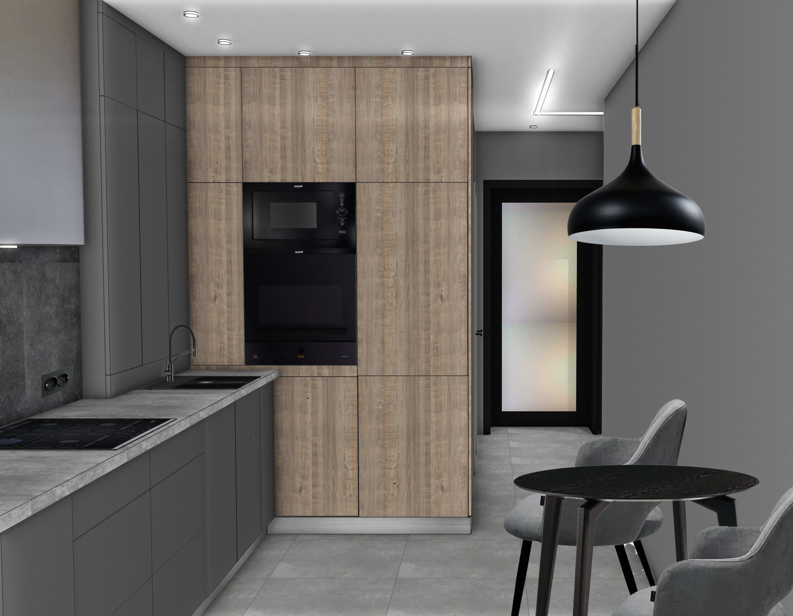 Проспект Славы Коллажи квартиры 35 м². Наталья Наследова