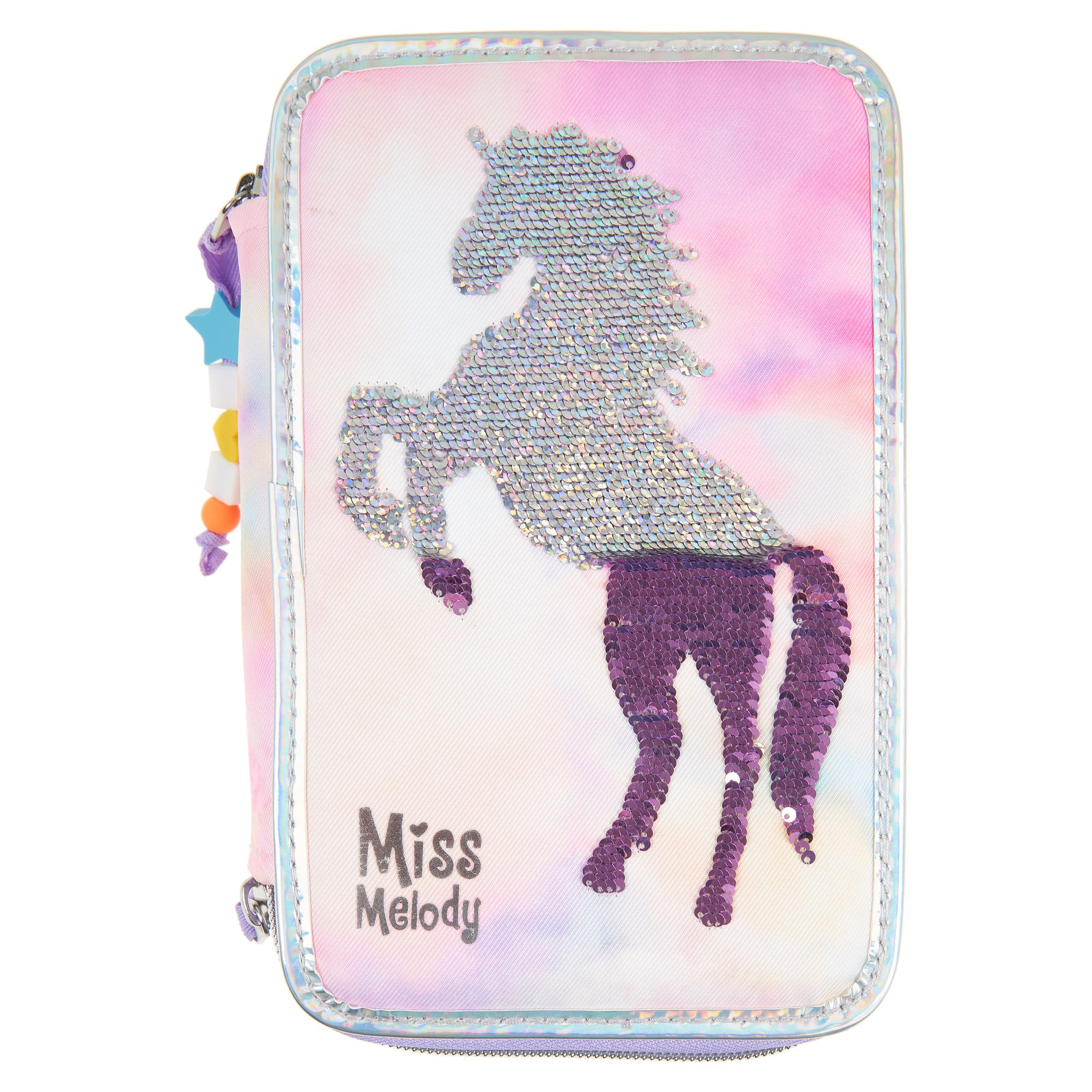 Пенал топ модель с лошадью и блестками