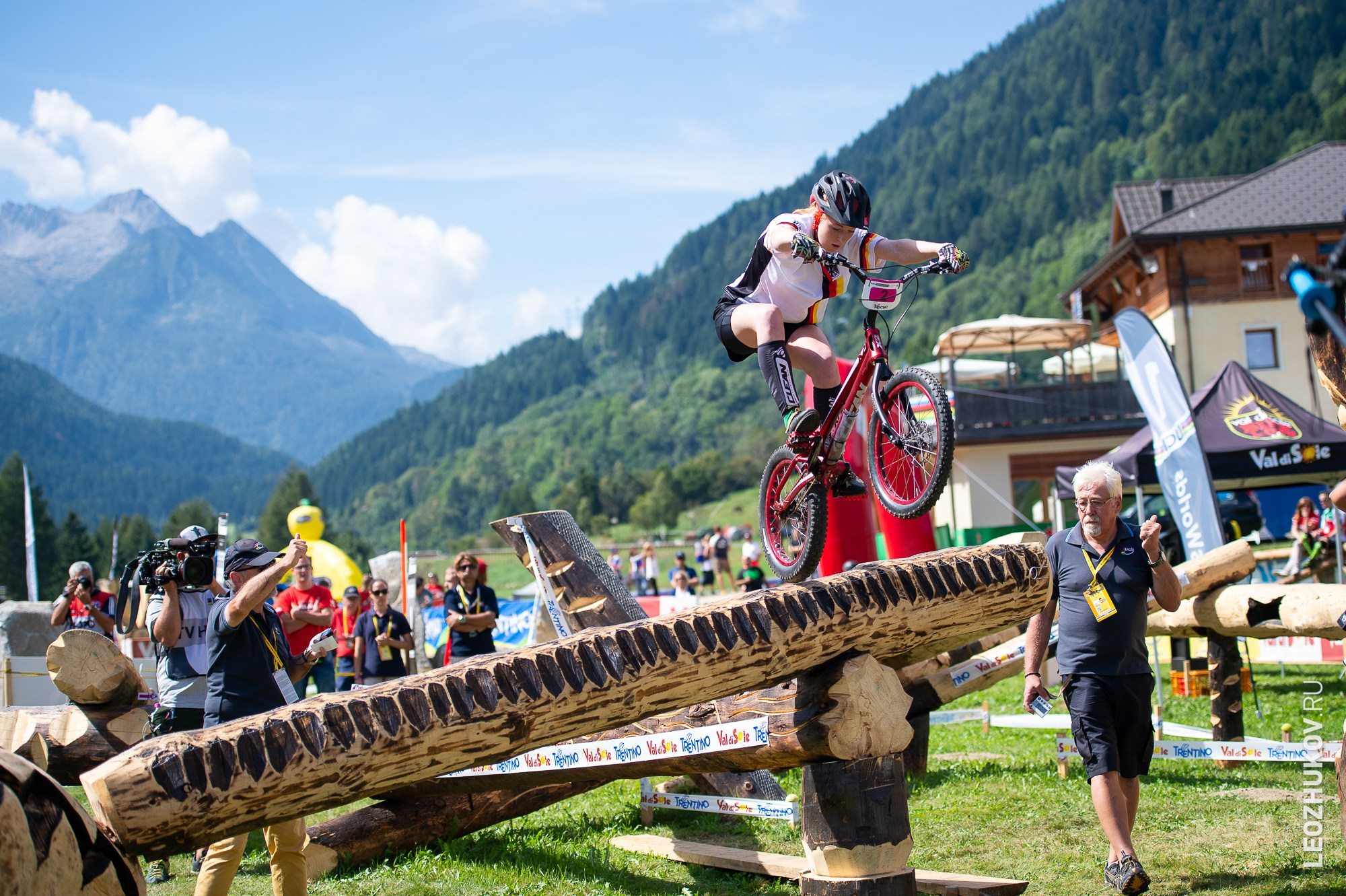 UCI Trials World Championships 2016 — finals. Sports photographer Leonid Zhukov