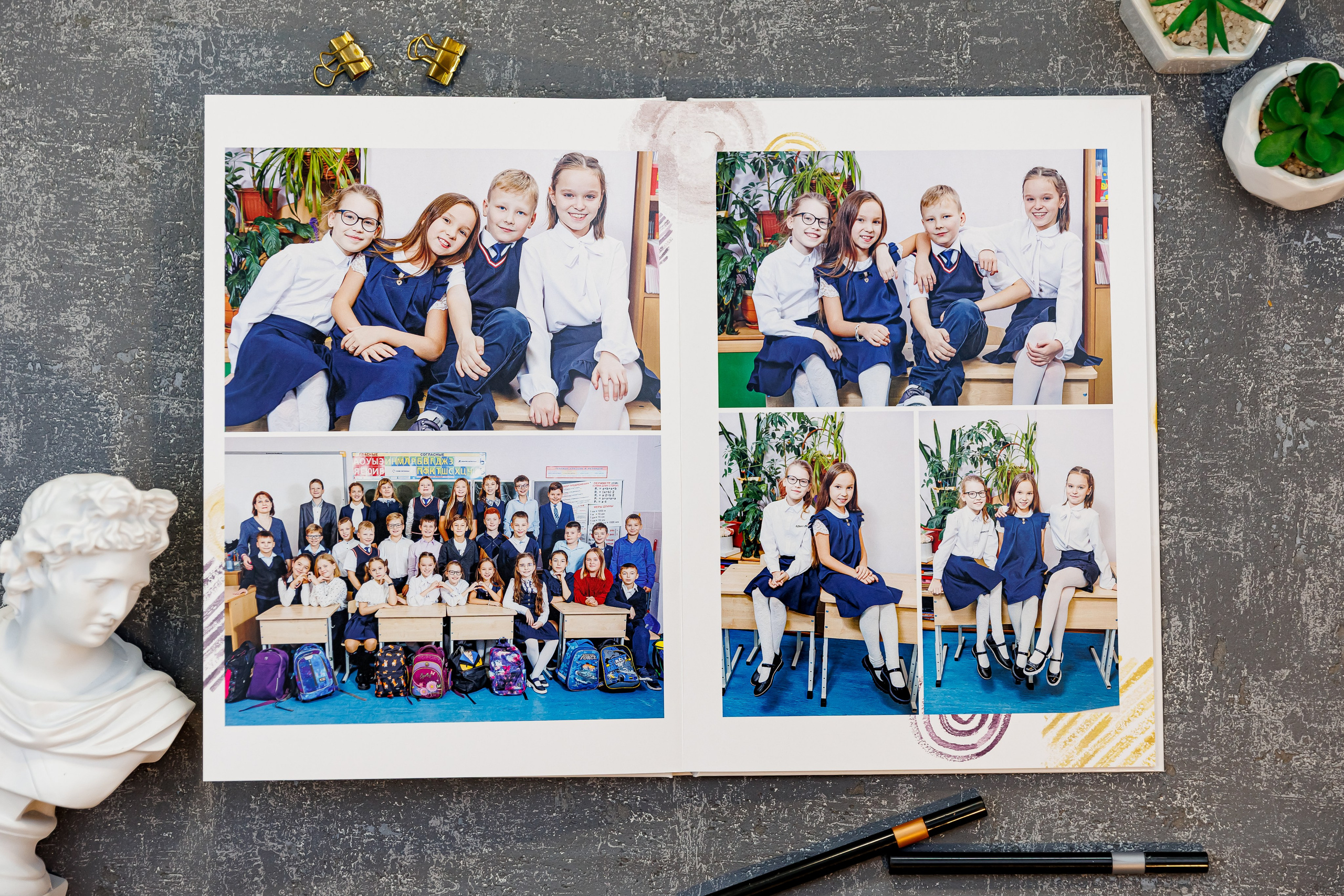 Выпускные альбомы 4 класс. Семейный и детский фотограф Комина Елена, Власиха, Одинцово