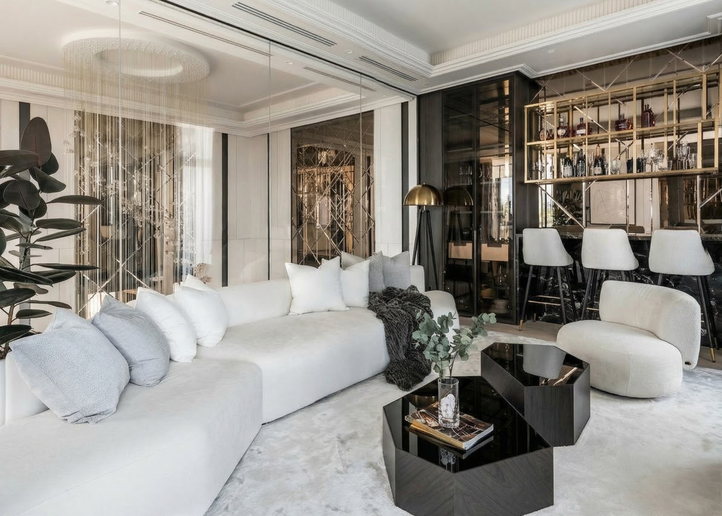 Дизайн двухуровневого пентхауса 500 м² с террасами и Wellness-зоной | Валерия Котович