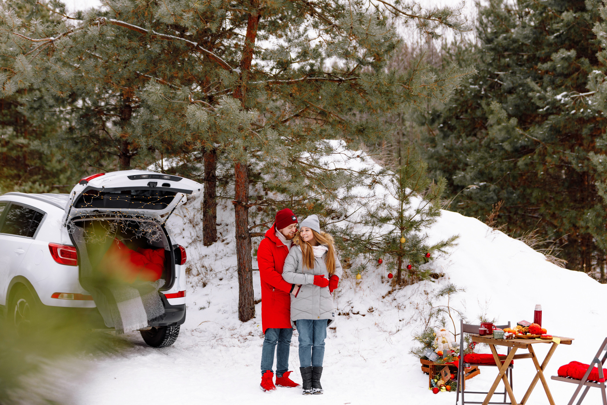 Зимняя сказка Виталий и Мария