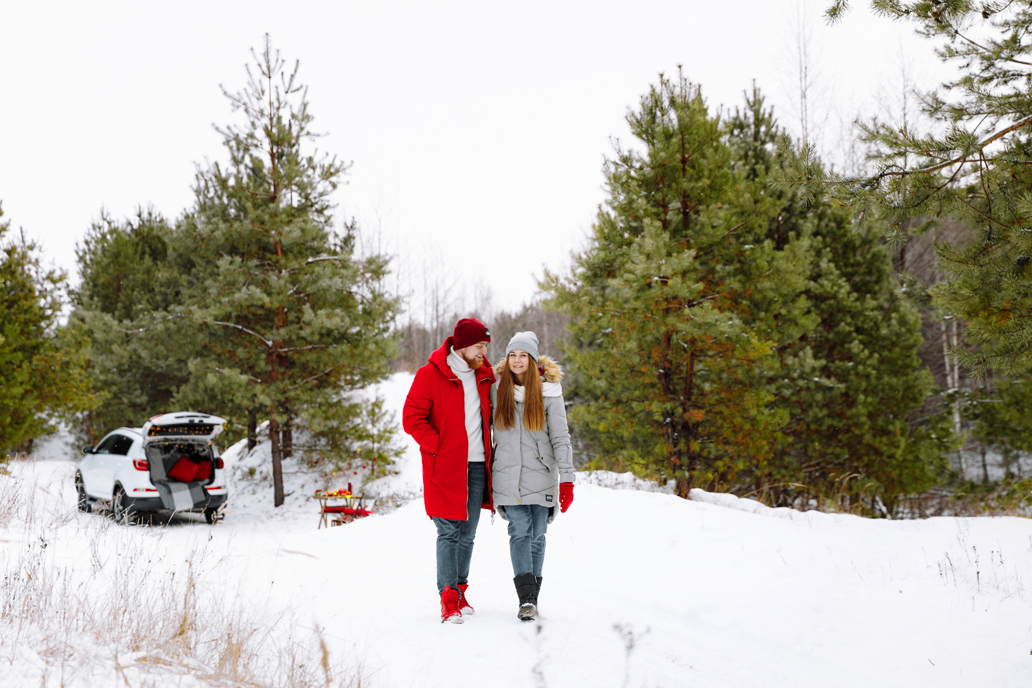 Зимняя сказка Виталий и Мария