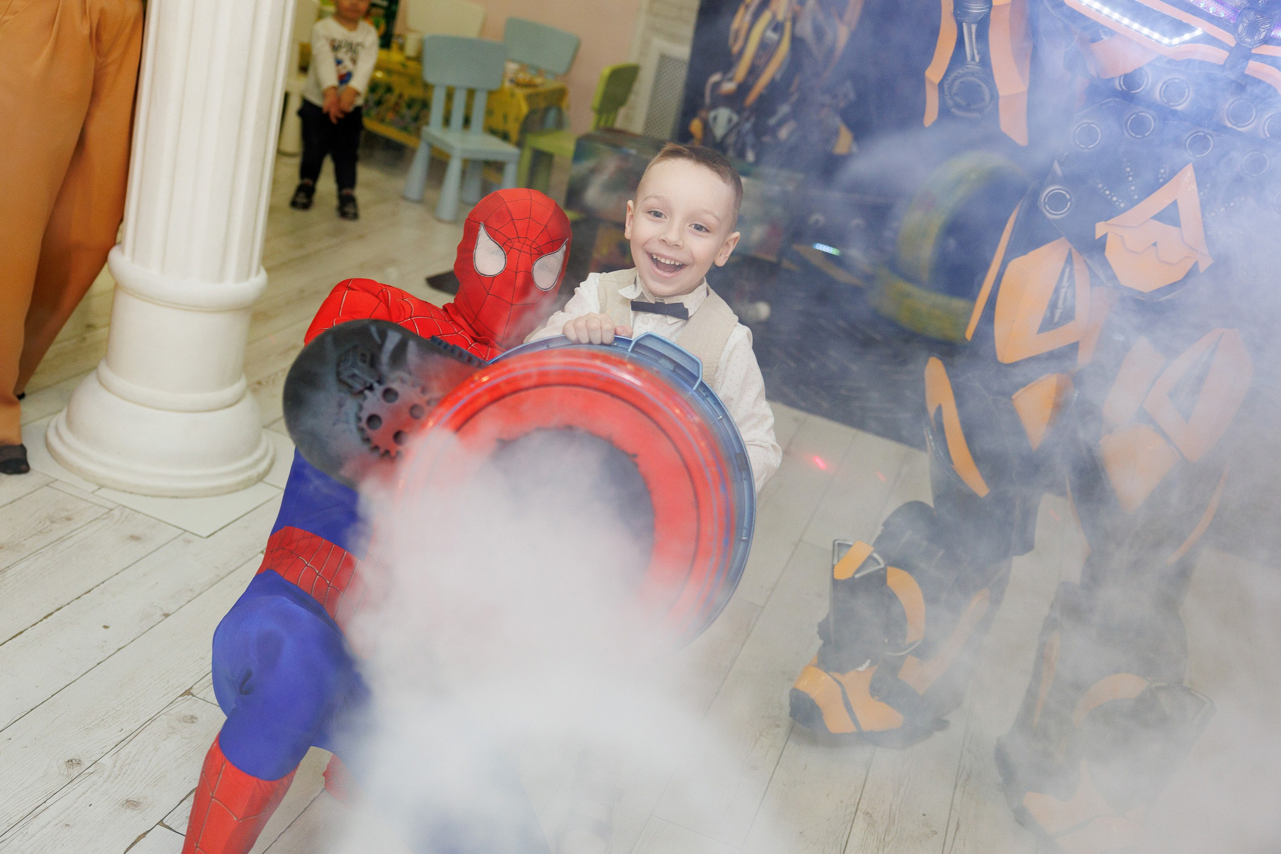 Детский день рождения в студии «Ромашка» в Оренбурге — Трансформеры