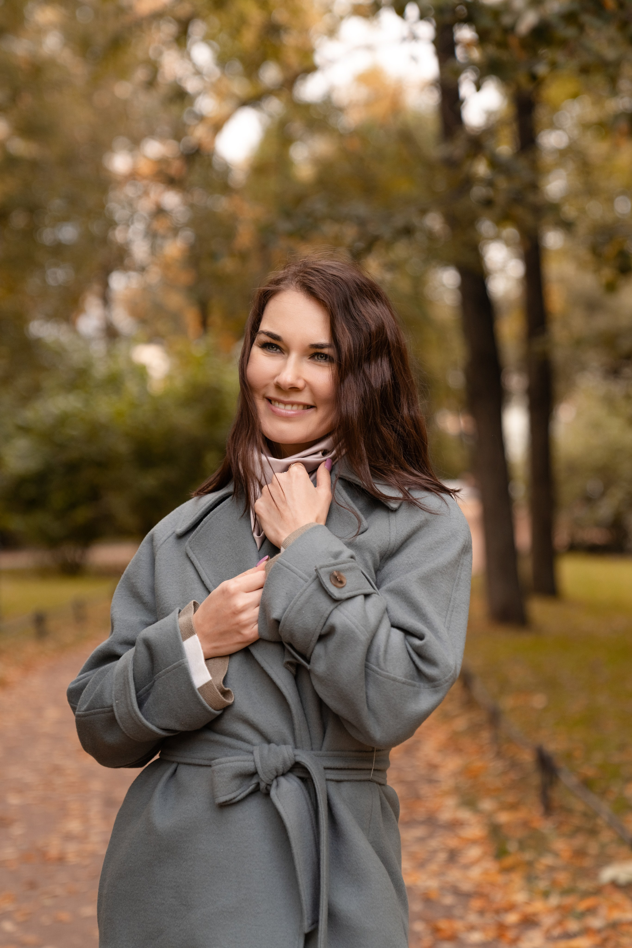 Осенняя Фотосессия в Таврическом саду для Алины. Свадебный и семейный фотограф в Санкт-Петербурге Олеся Еремеева
