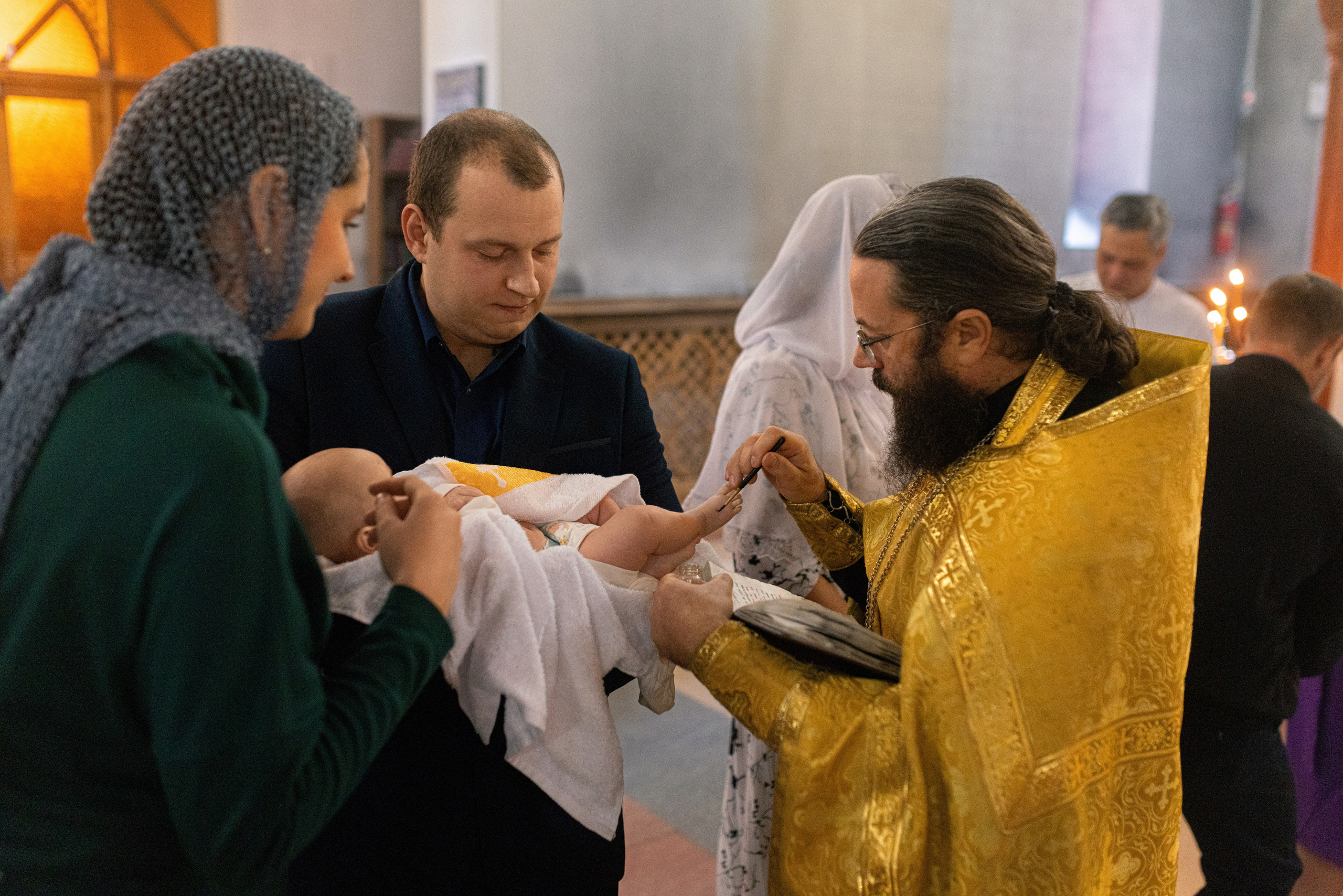 Крещение Алины. Дмитрий Шульгин, портретный фотограф в Воронеже