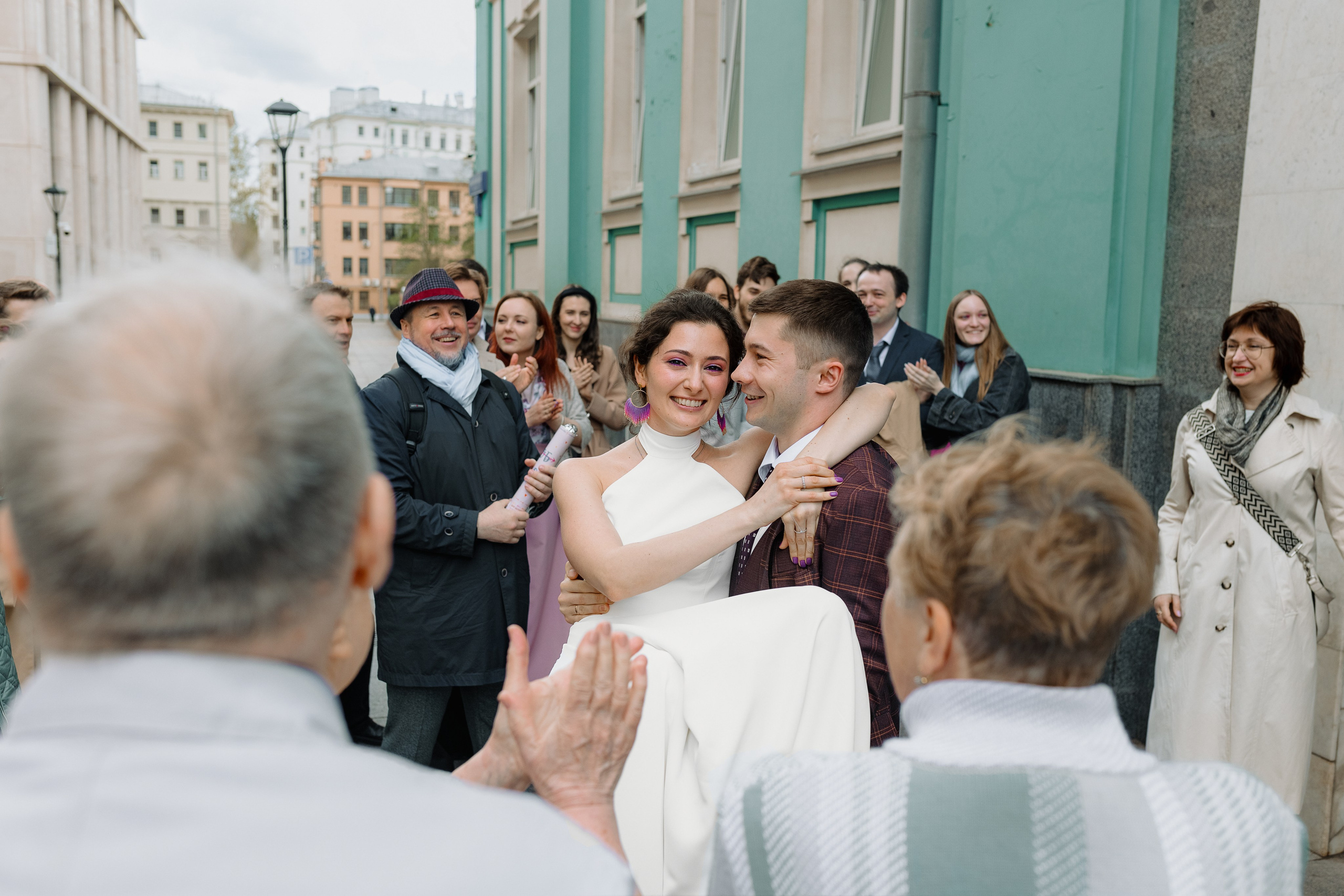 Свадебная фотосъёмка. Грибоедовский ЗАГС, МГУ. Портретный и семейный фотограф в Москве Мария Рослякова