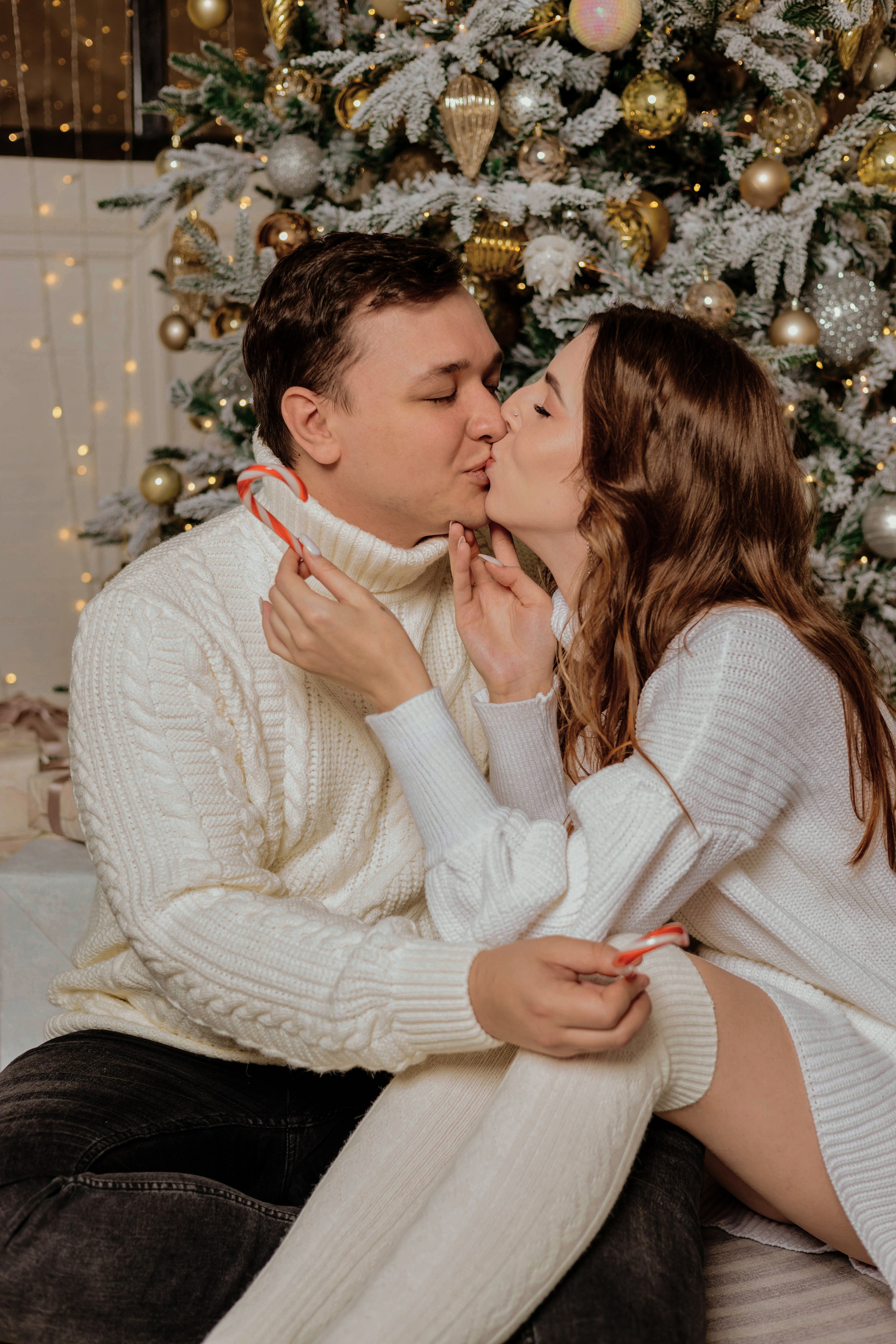 Новогодняя Love Story для Ани и Миши. Профессиональный фотограф Максим Романов в городе Хабаровске