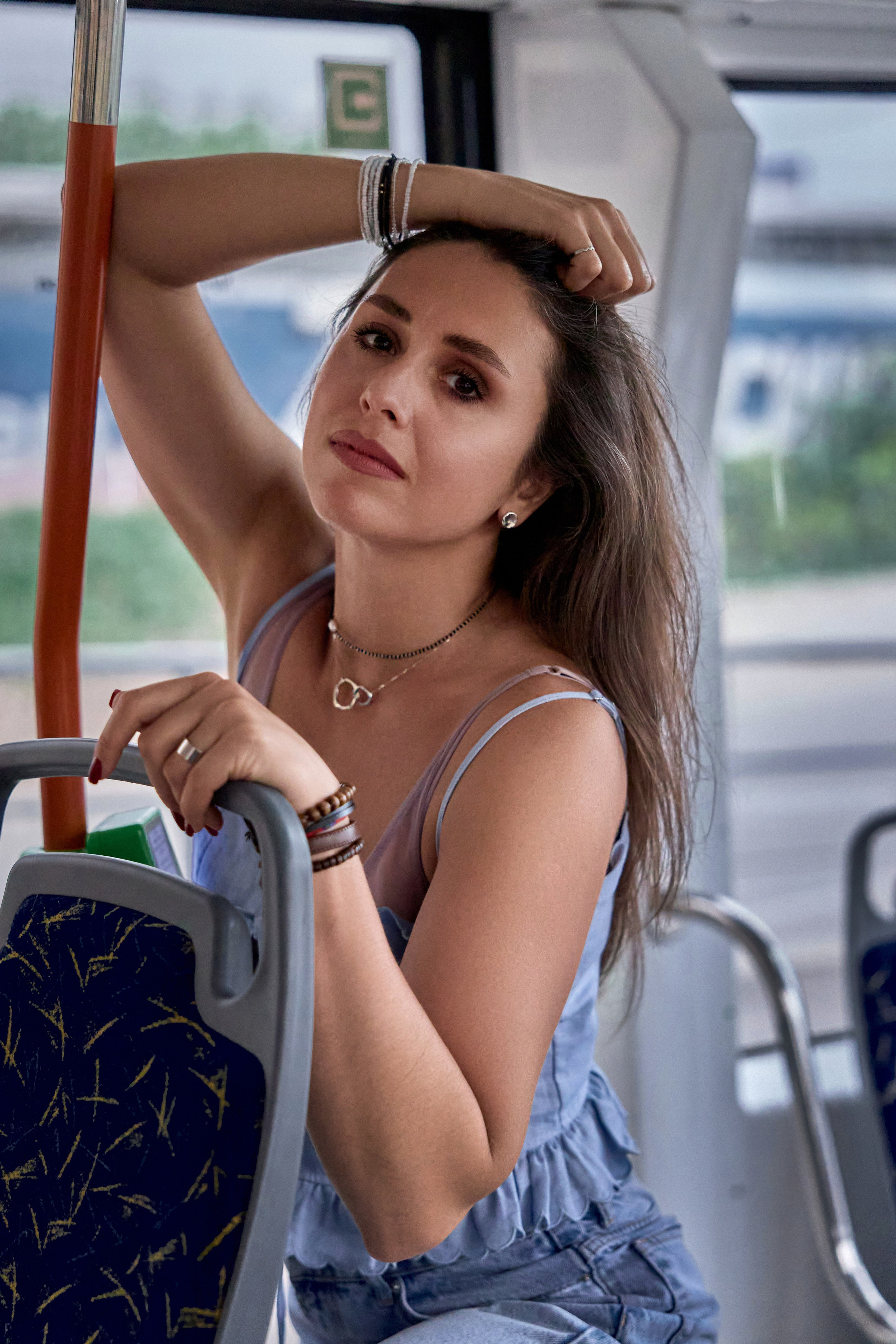 Фотосессия в трамвае Тула: концептуальная городская съемка | Екатерина Максимова
