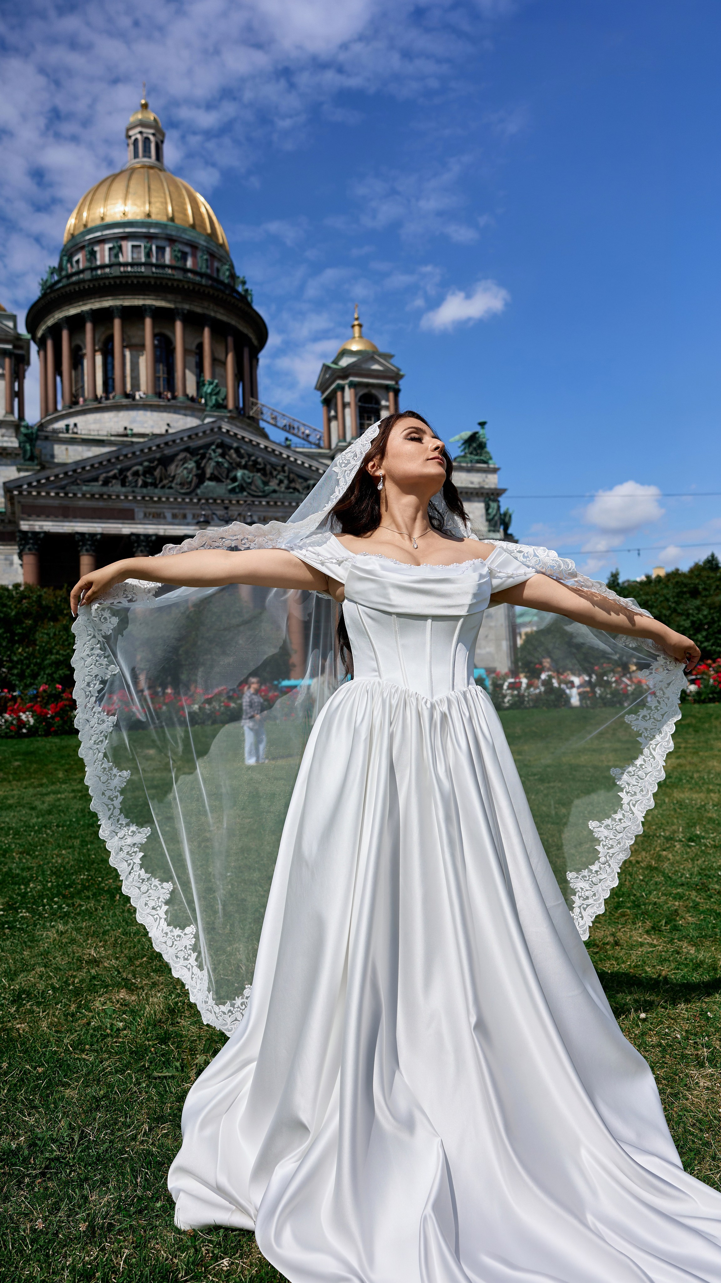 Свадебная фотосессия в Доме учёных в Санкт-Петербурге — портфолио фотографа
