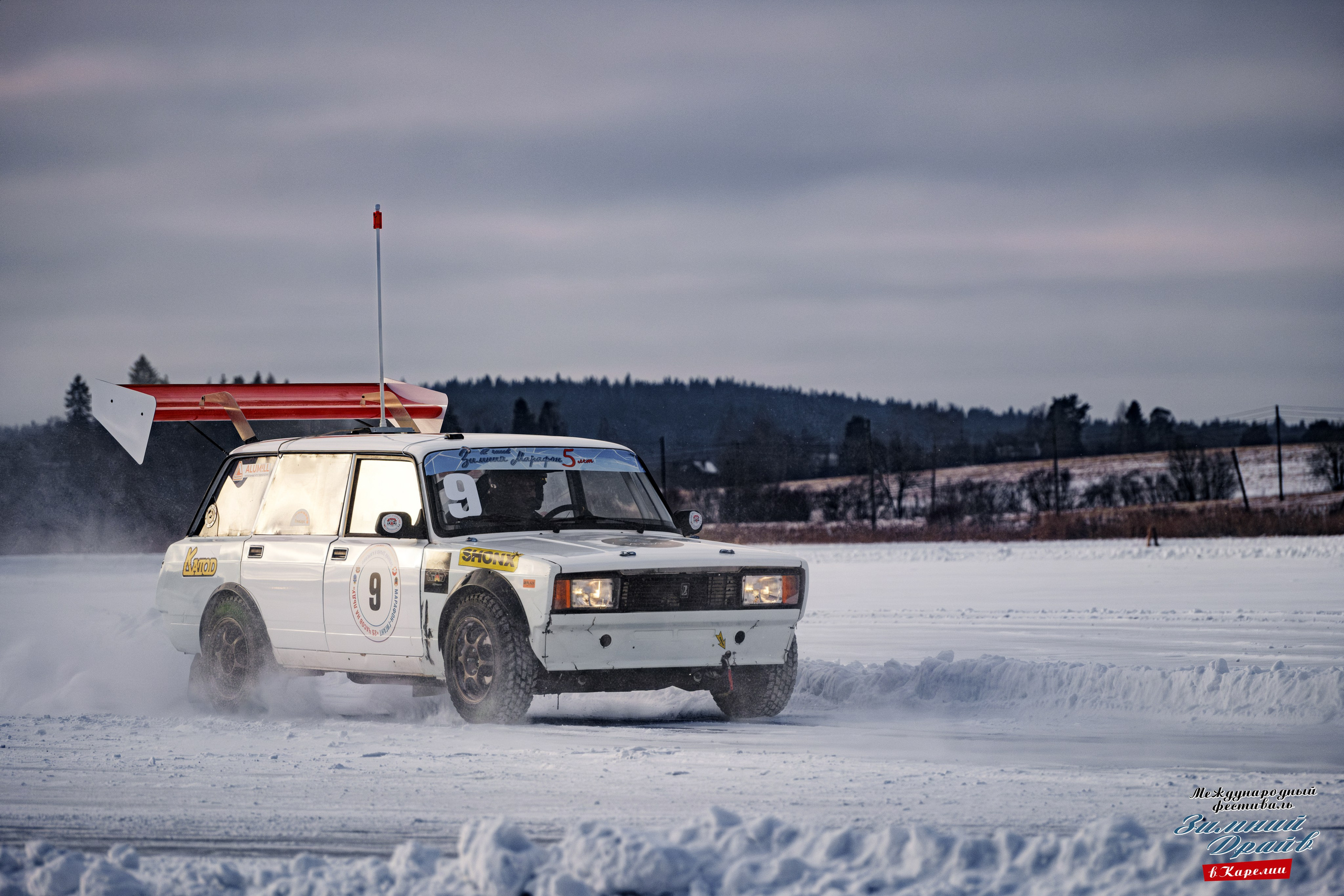 «Зимний Драйв в Карелии» Авто Марафон-гигант «25 часов на льду» Илона Накутис, Николай Грязин, джимхана, фотограф Антон Медведев, icoguar, Сортавала, Карелия