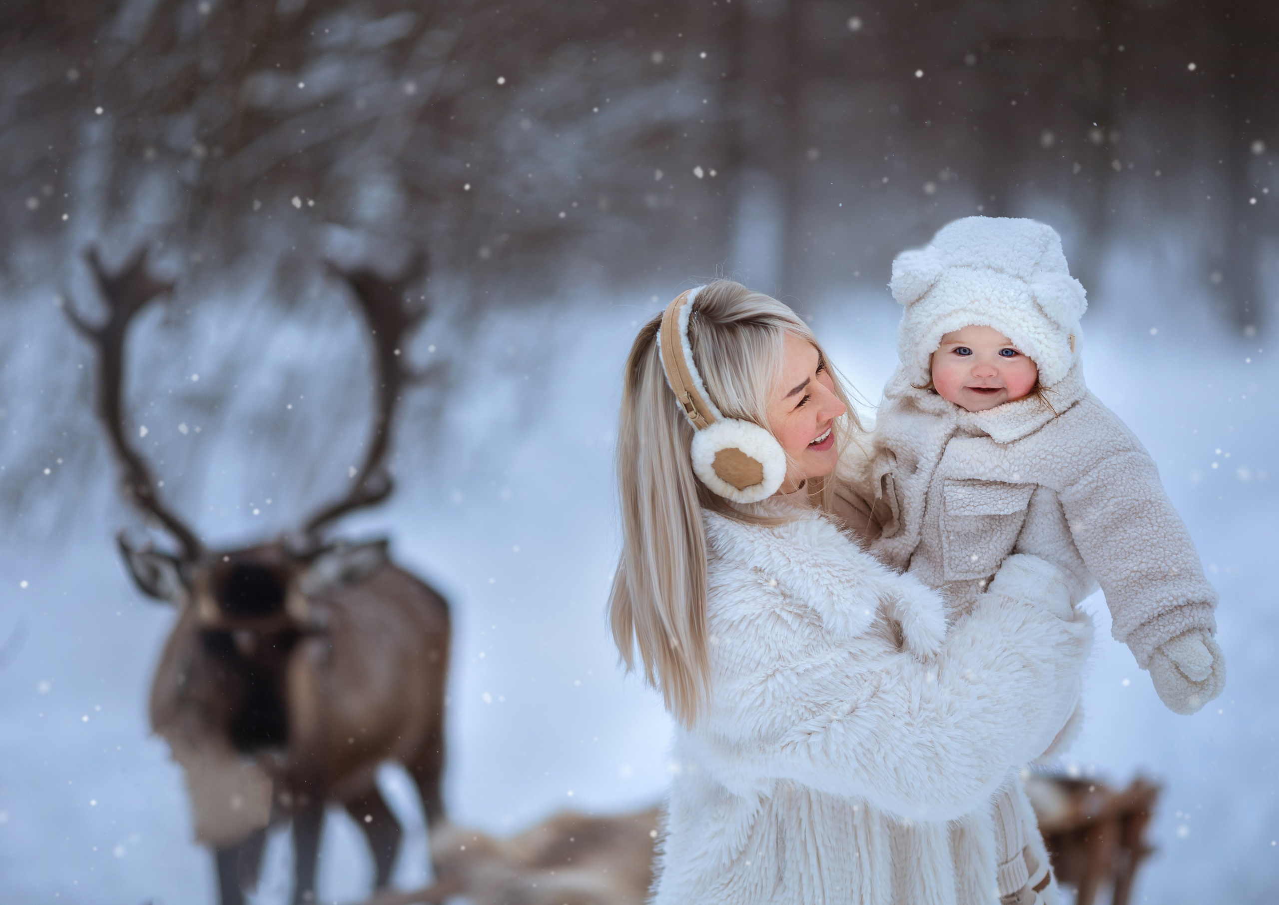 Фотосессия с оленями. Фотограф Лия Милк | Москва, Подмосковье