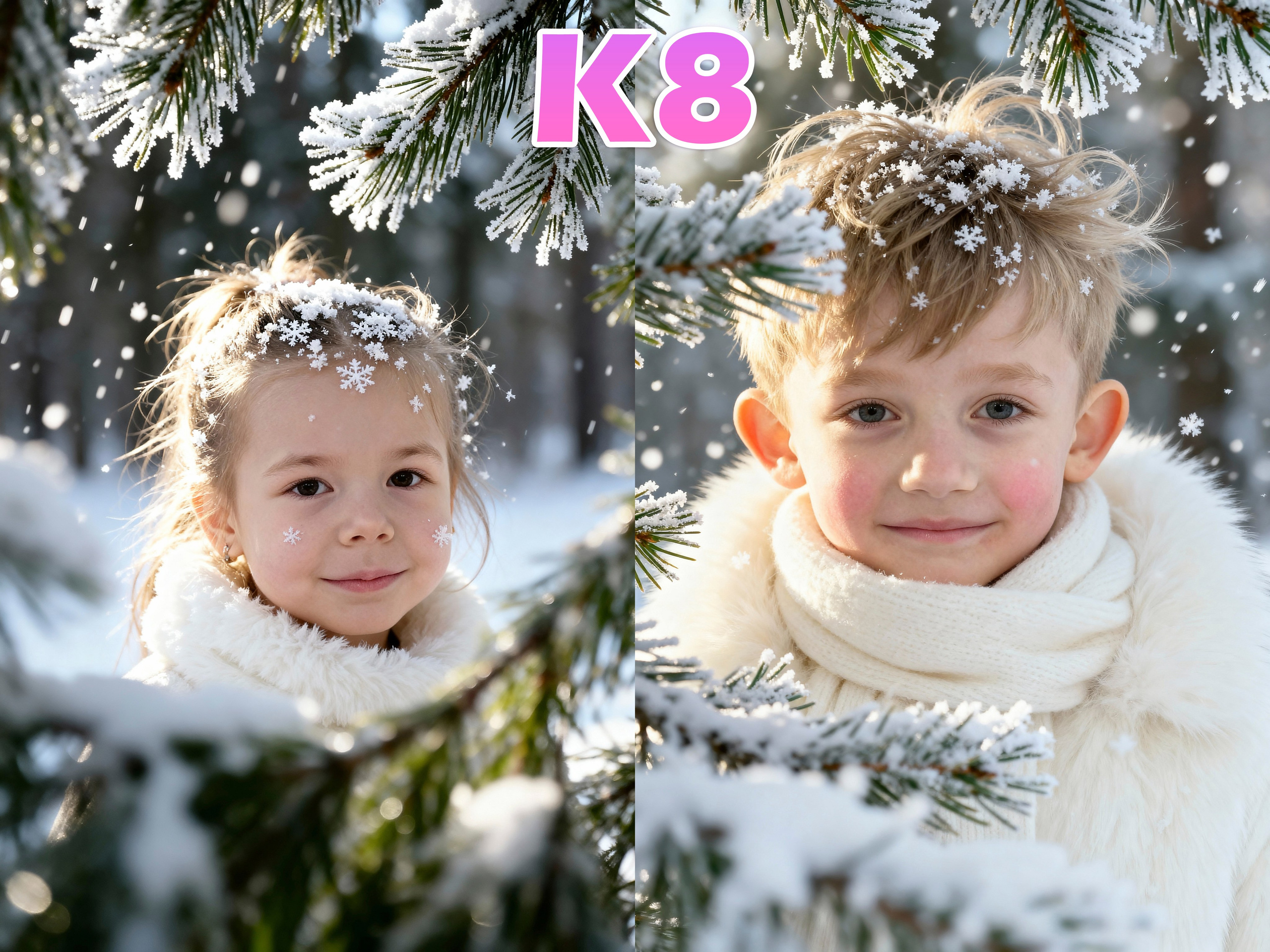 🤖 Нейросети + Фотография = Идеальная новогодняя открытка. Детский фотограф Максим Потанин в Ижевске и Набережных Челнах