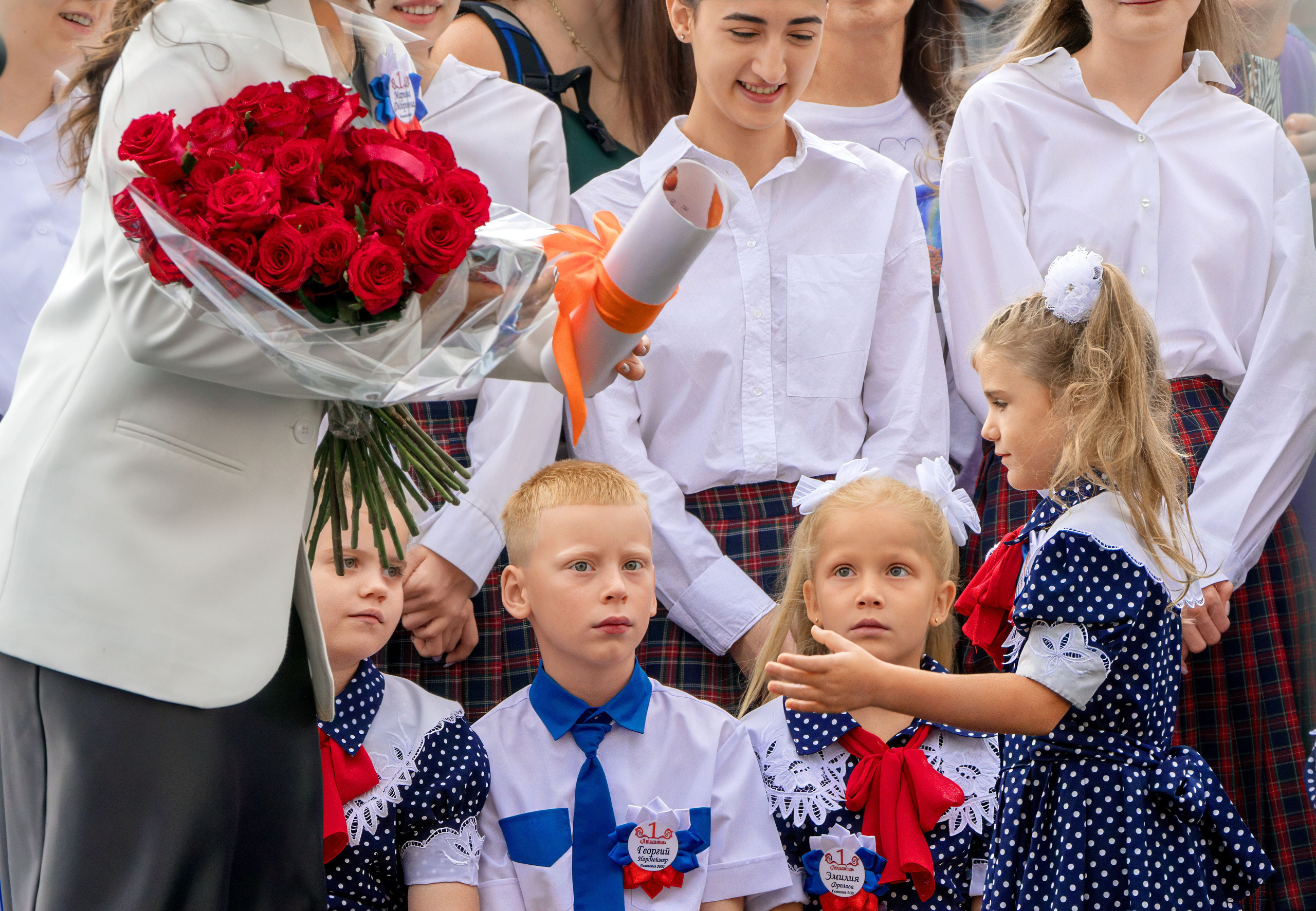 1Сентября_Гимназия 92_Первоклашки_2024. Фотографы из солнечного Краснодара Вадим и Надежда Митус