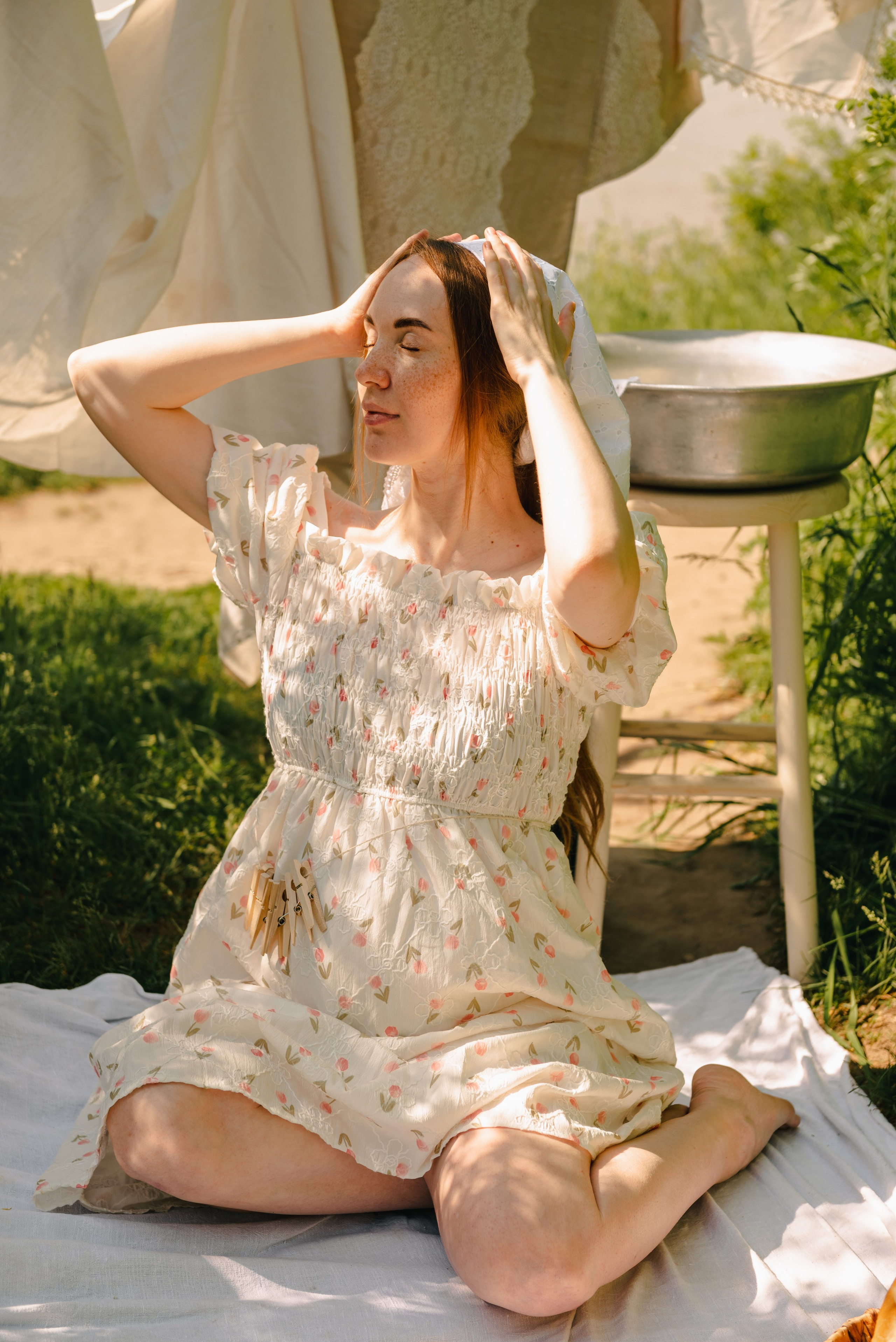 Стирка в глубинке. Фотограф в Томске Мария Март