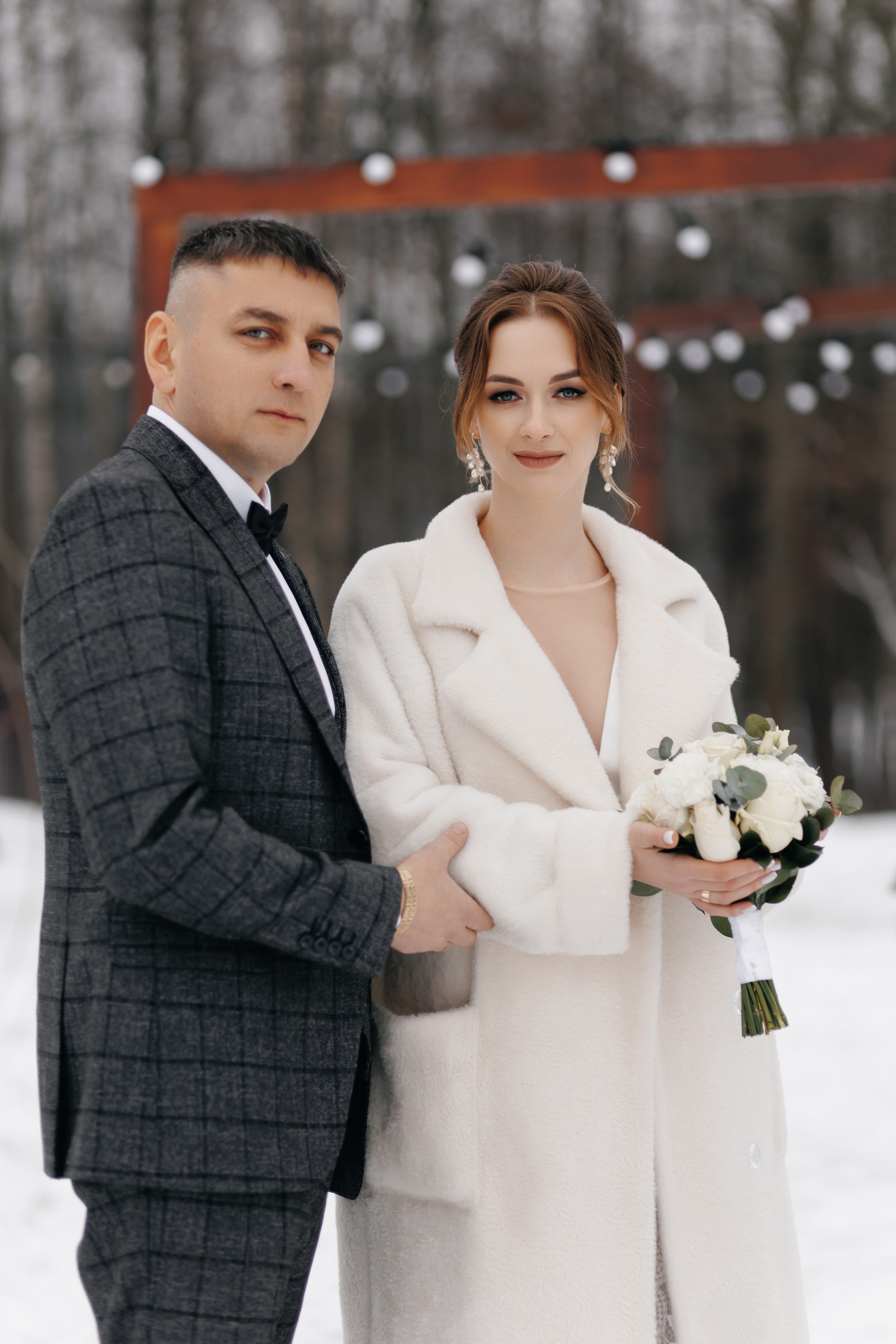 Зимняя свадебная фотосессия Сергея и Анастасии. Свадебный и семейный фотограф Витебск, Минск, Андрей Павлов