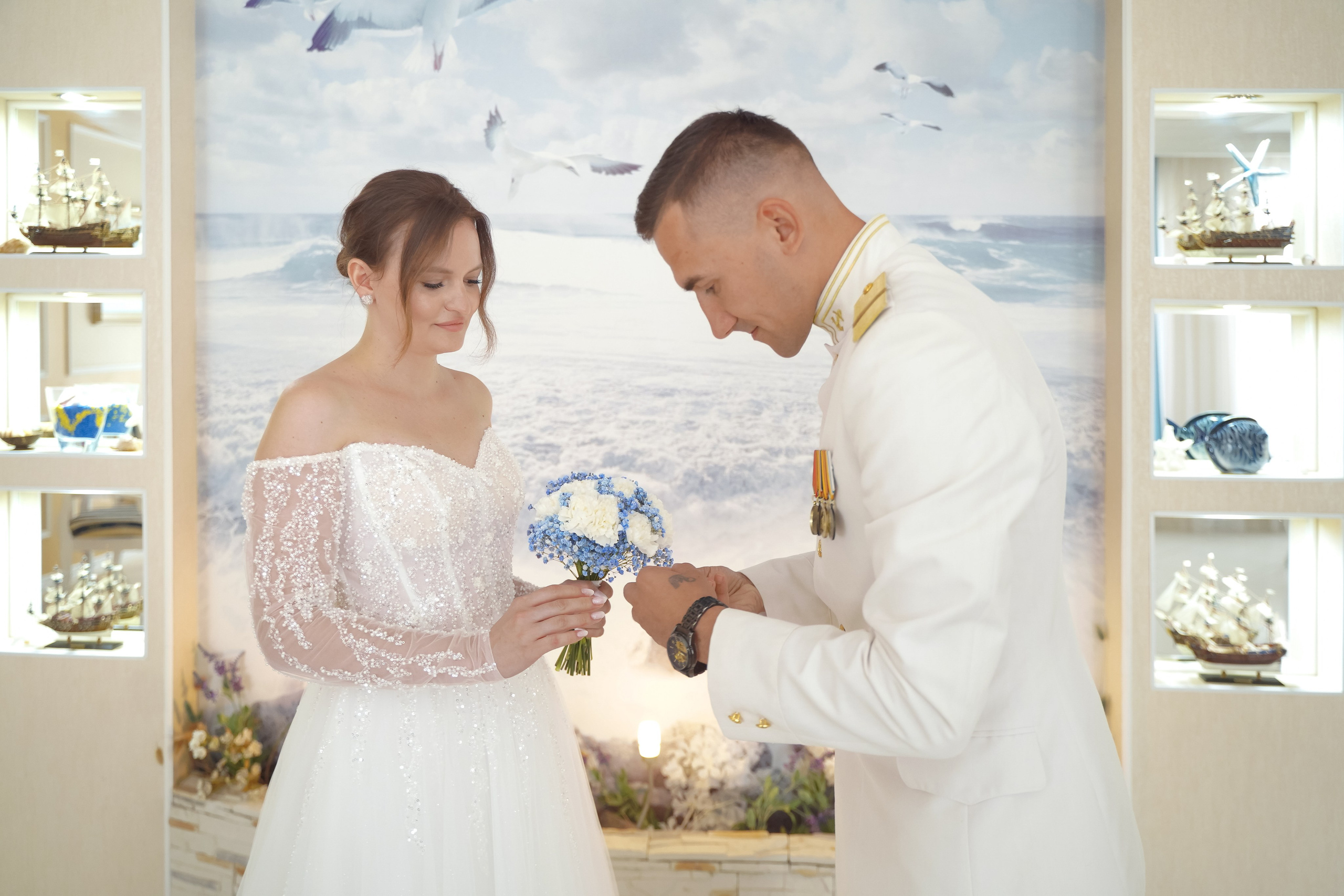 Илья и Кристина. ЗАГС Крондштата. Professional photoartist in St. Petersburg (wedding, reportage, portrait, model book, love story) Alexander Shvedov