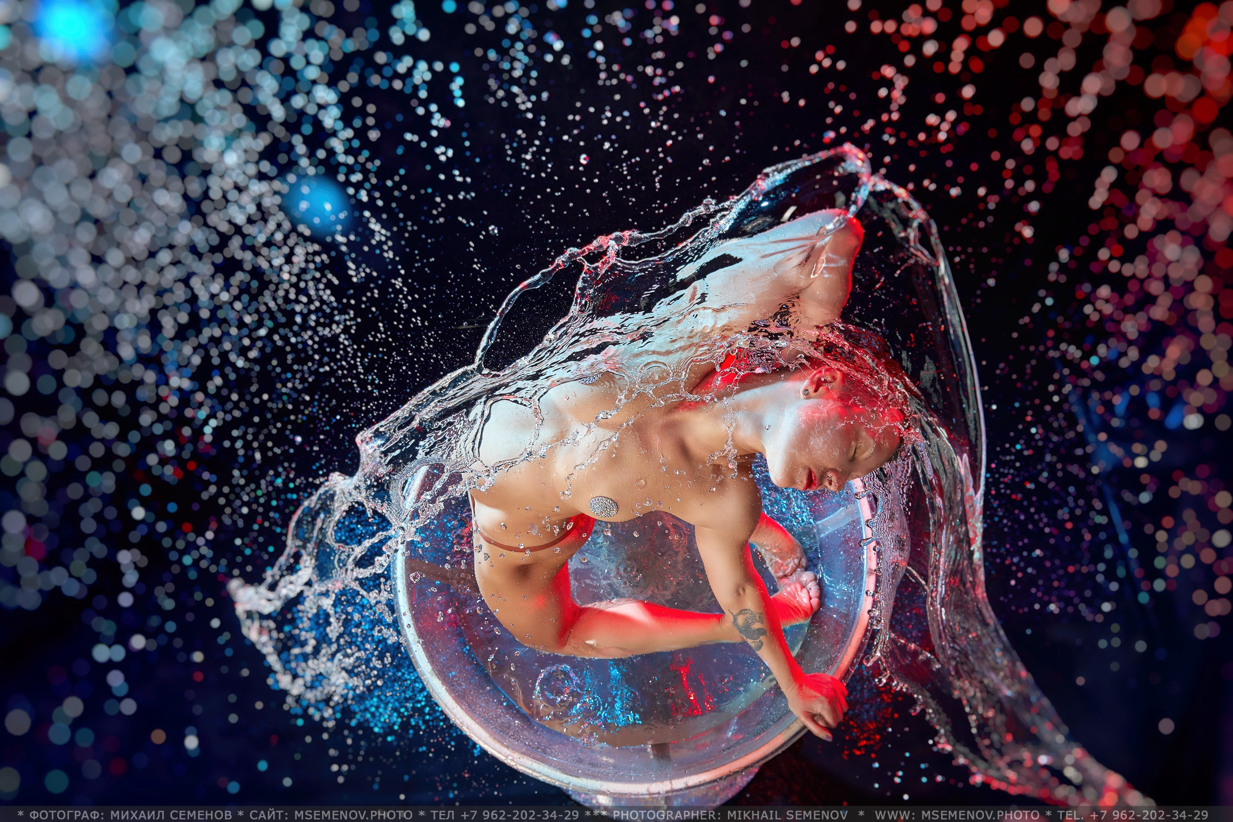 Аква-фотосессия с чашей «ИГРИСТОЕ» Фотограф Михаил Семенов г. Ярославль