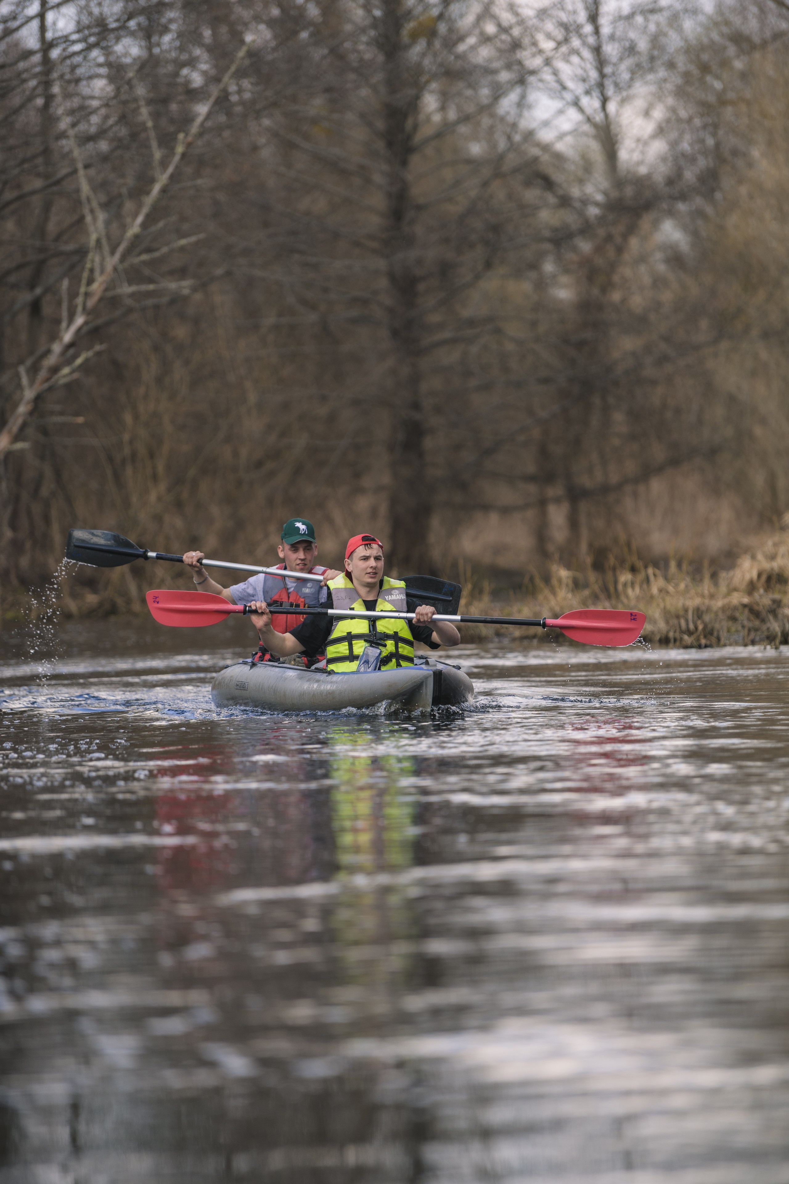 Сплав по реке Ипа 28 марта 2026 года. Репортажный фотограф Владимир Беляй