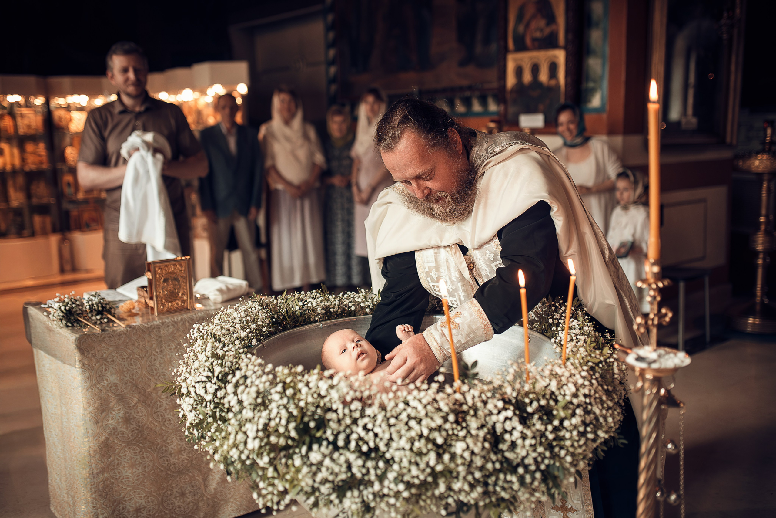 Крещение в храме Петра и Павла на Яузе
