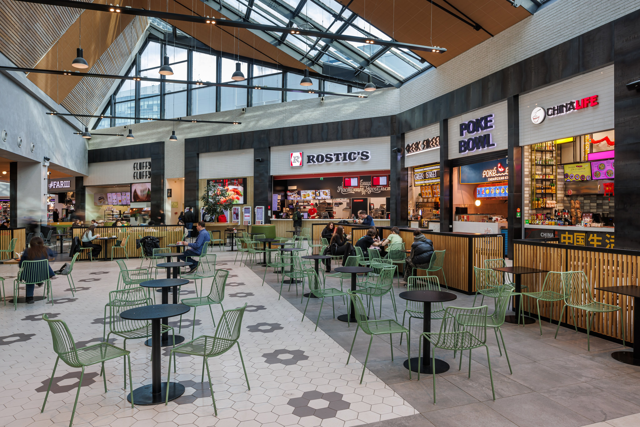 Зона посадки в гастрономическом пространстве