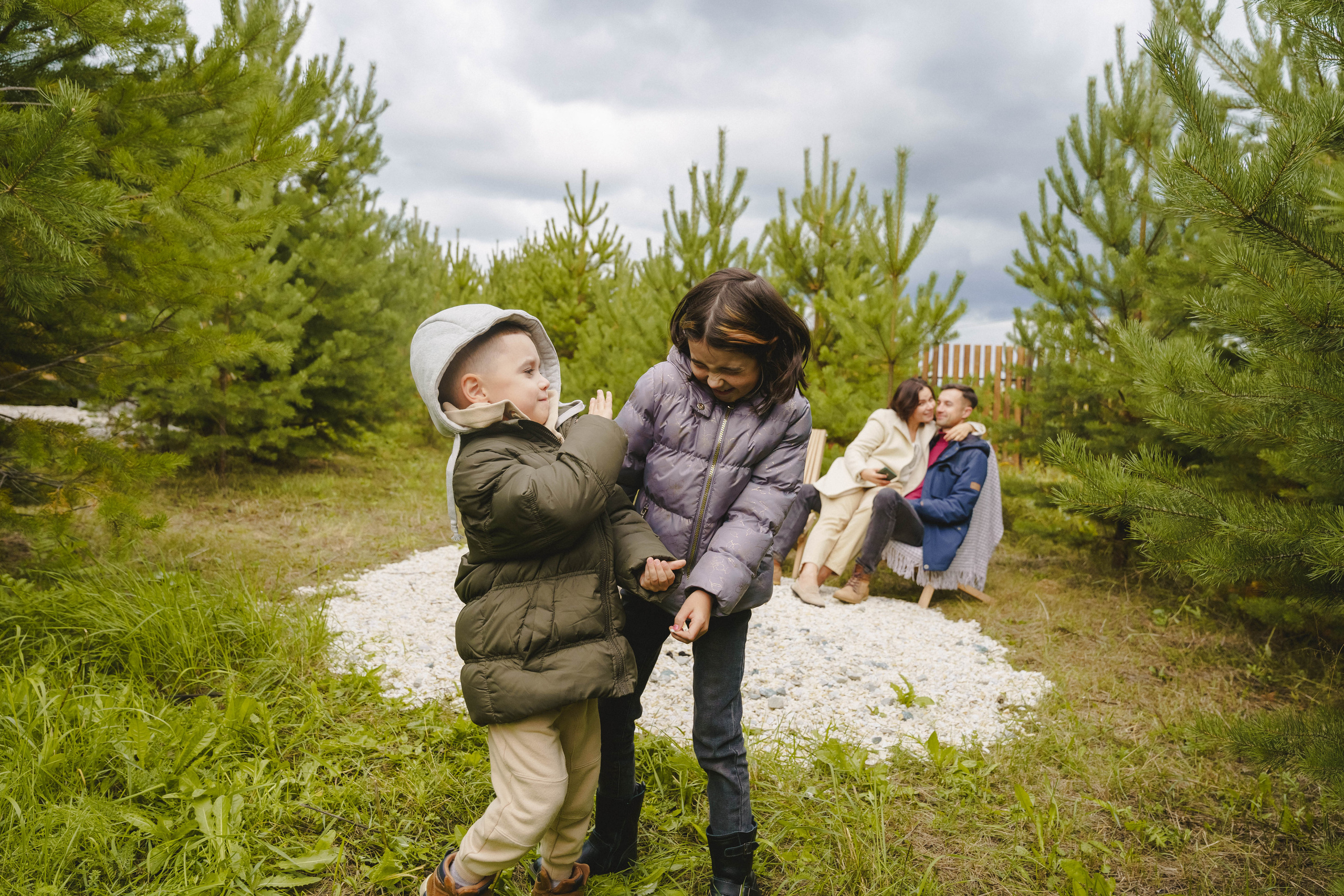 Семейный фотопроект «Уютная осень в ёлках». Фотограф в детский сад в Екатеринбурге, выпускные альбомы Юлия Умерова
