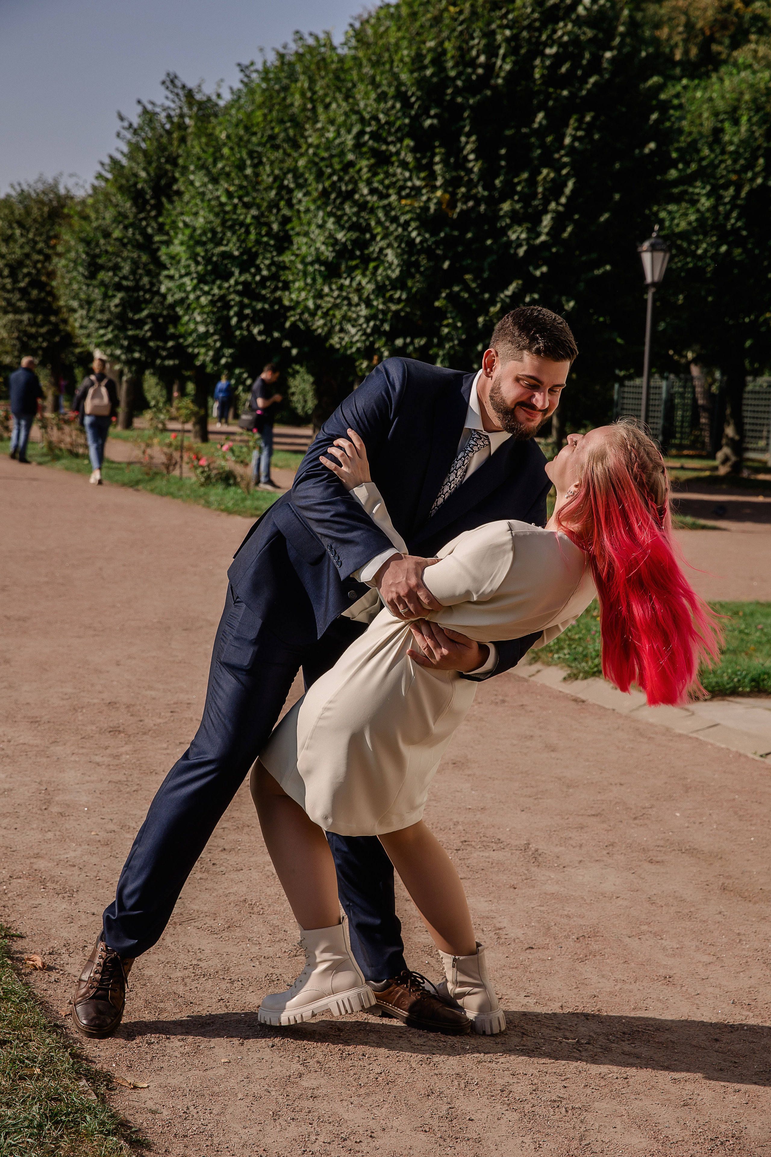 Дмитрий и Александра в Кусково. Семейный и детский фотограф в Москве Вера Ускова