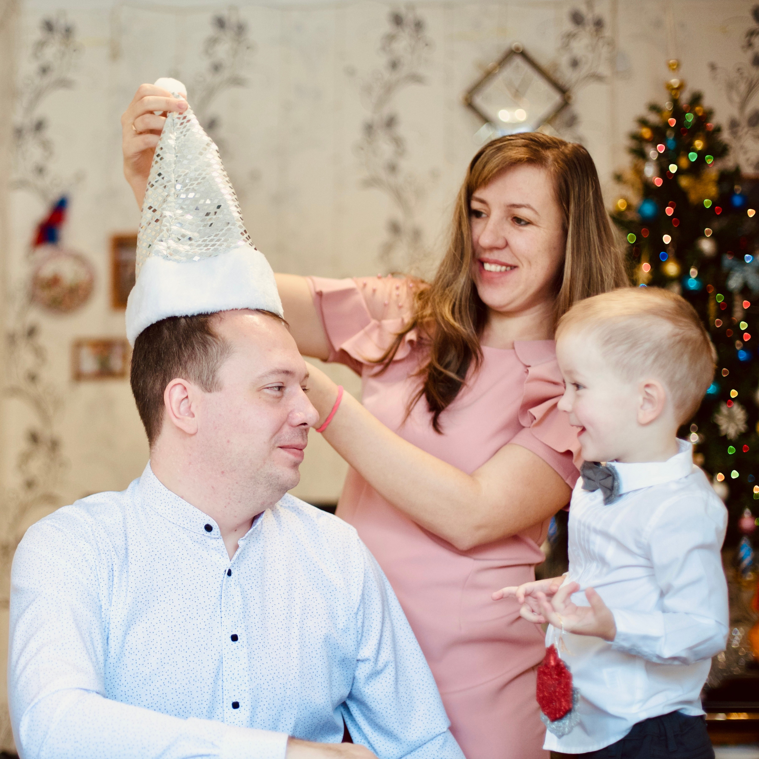Новогодняя семейная фотосессия. Свадебный и семейный фотограф-Королева Натали/Раменское-Жуковский-Москва/тел.+7 (985) 153-75-43