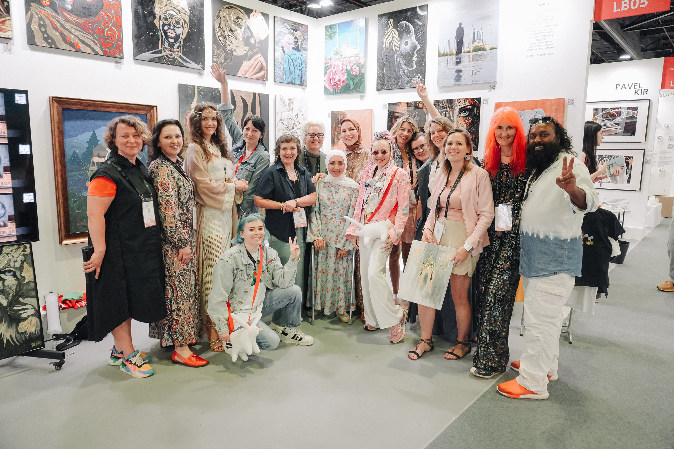 WORLD ART DUBAI 2025. Художник Анастасия Кисткина, Петербург