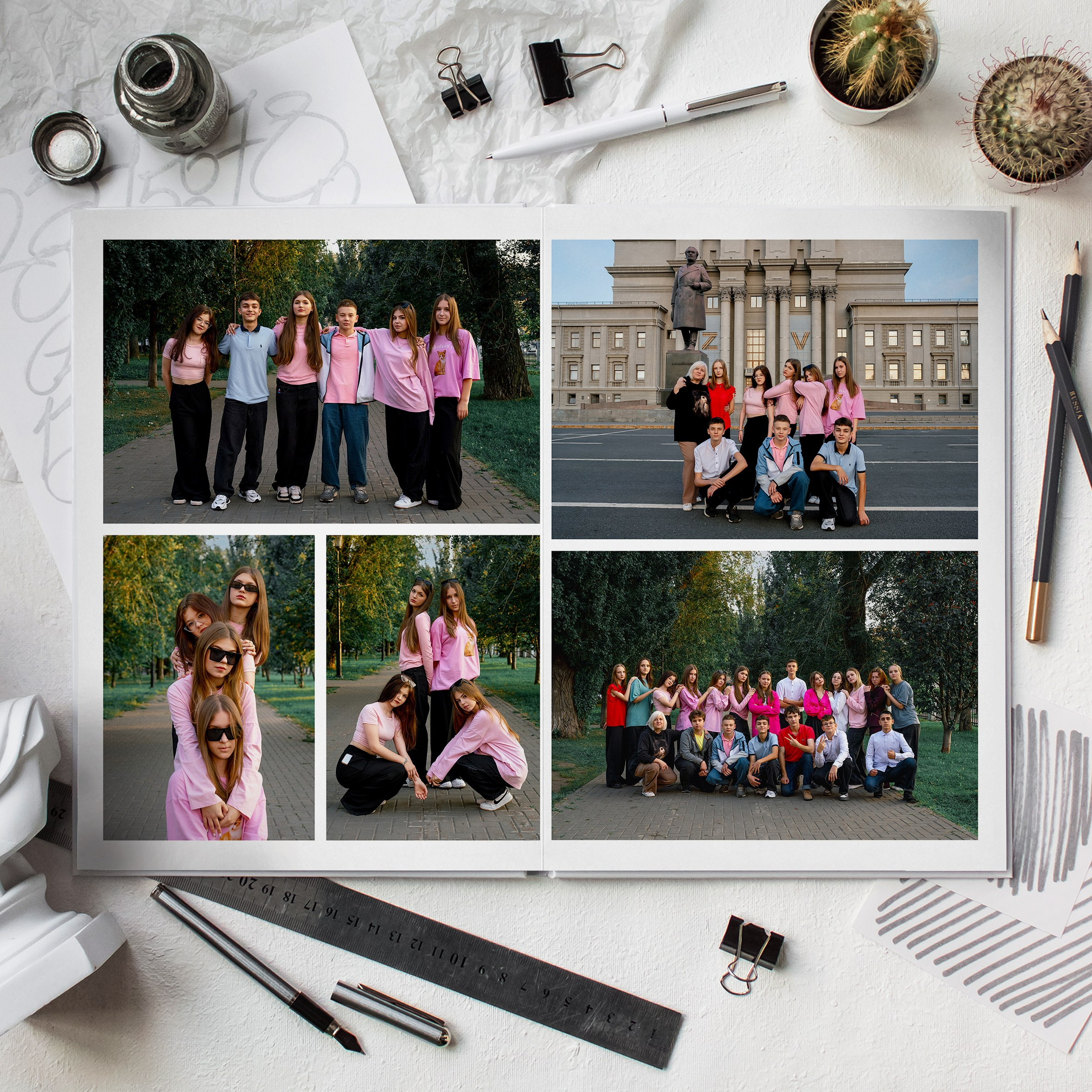 Выпускной альбом с 9 класса Школьная выпускная фотокнига