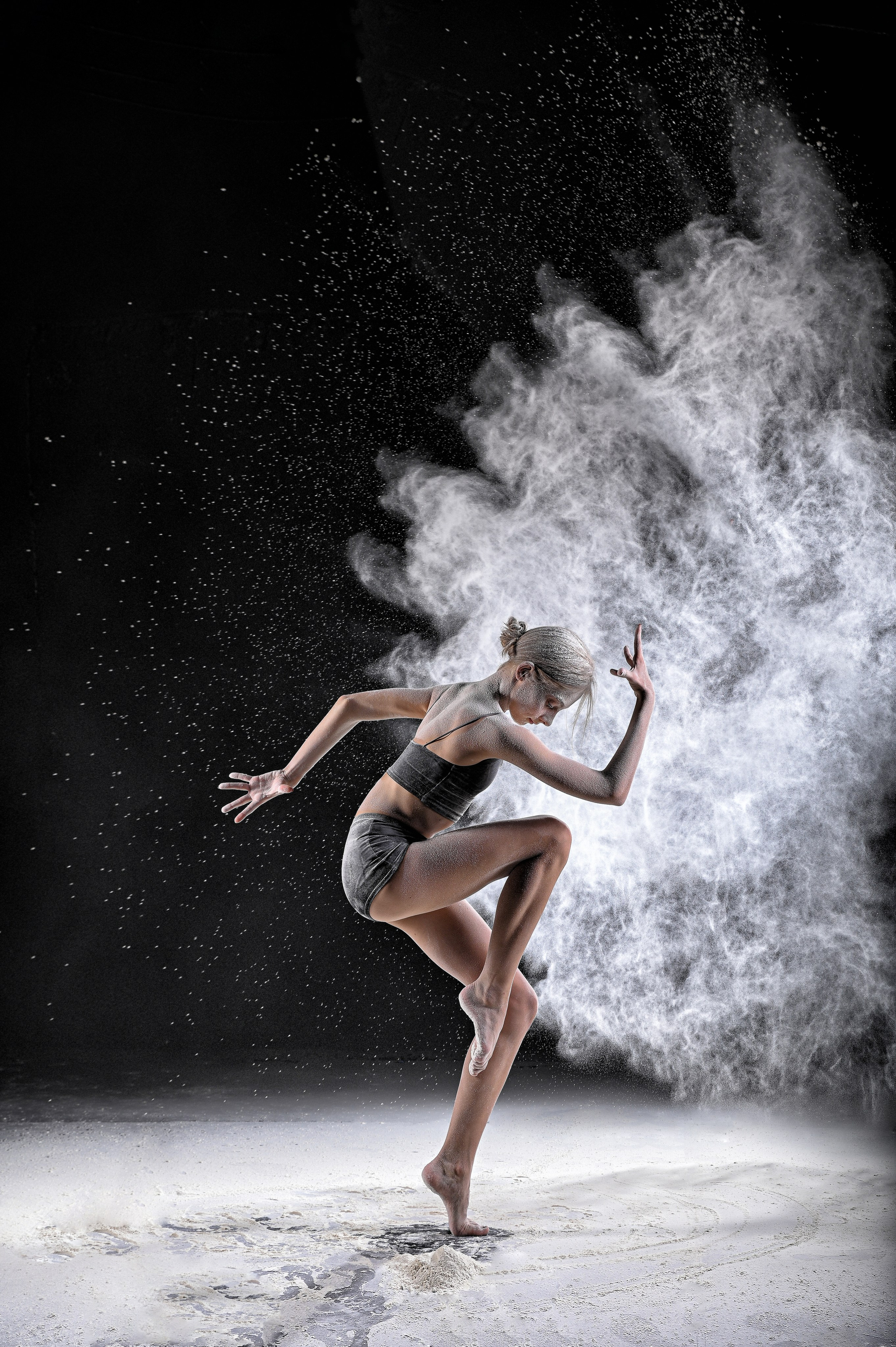 Фотосессия с мукой