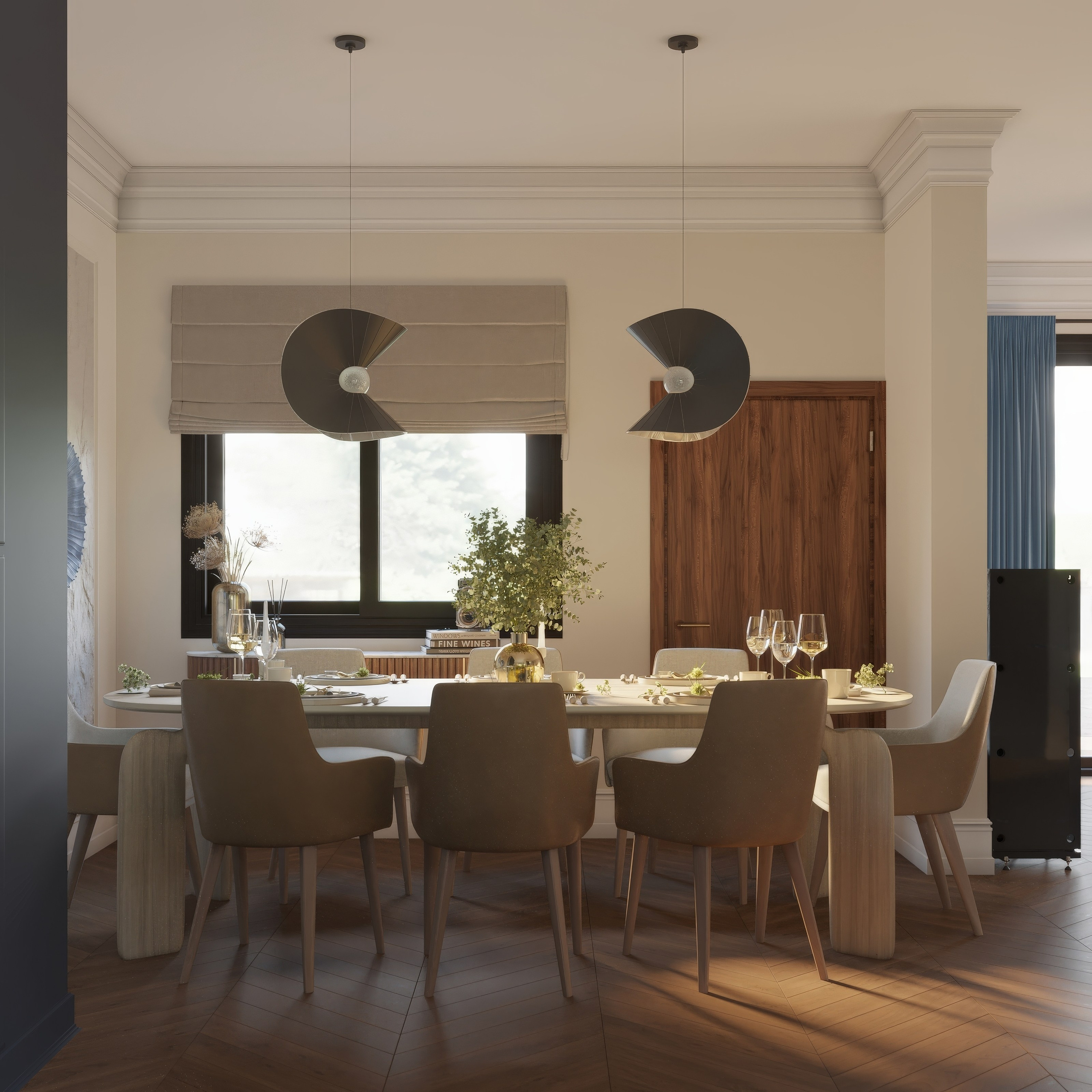 Интерьер кипр, дизайн частного дома, визуализация интерьера, 3D визуализация, уютный интерьер, современная классика, тёплая палитра. 3Д Визуализация Интерьера и Архитектуры