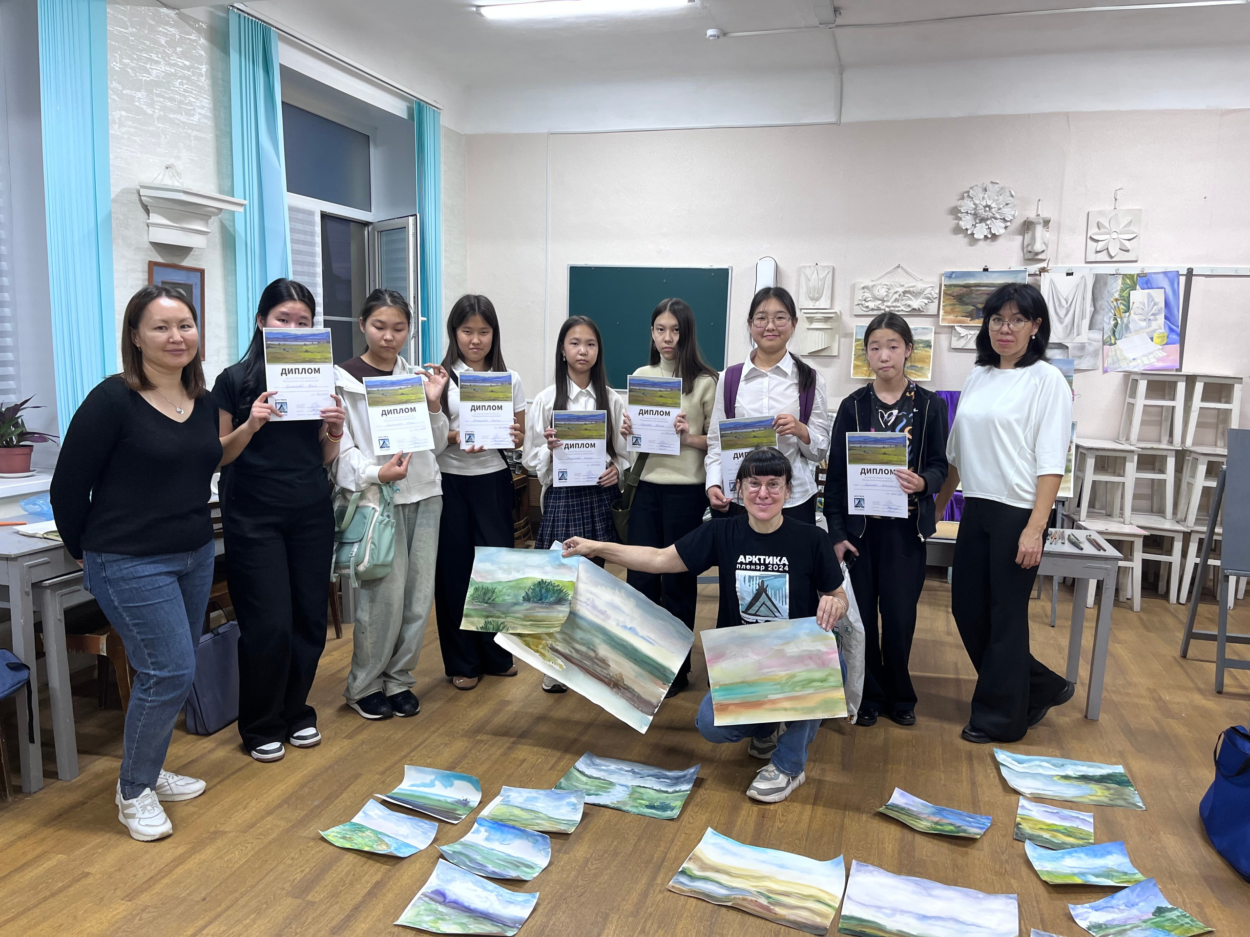 2025 г. город Элиста, Республика Калмыкия. Ефремова Ольга. Художник