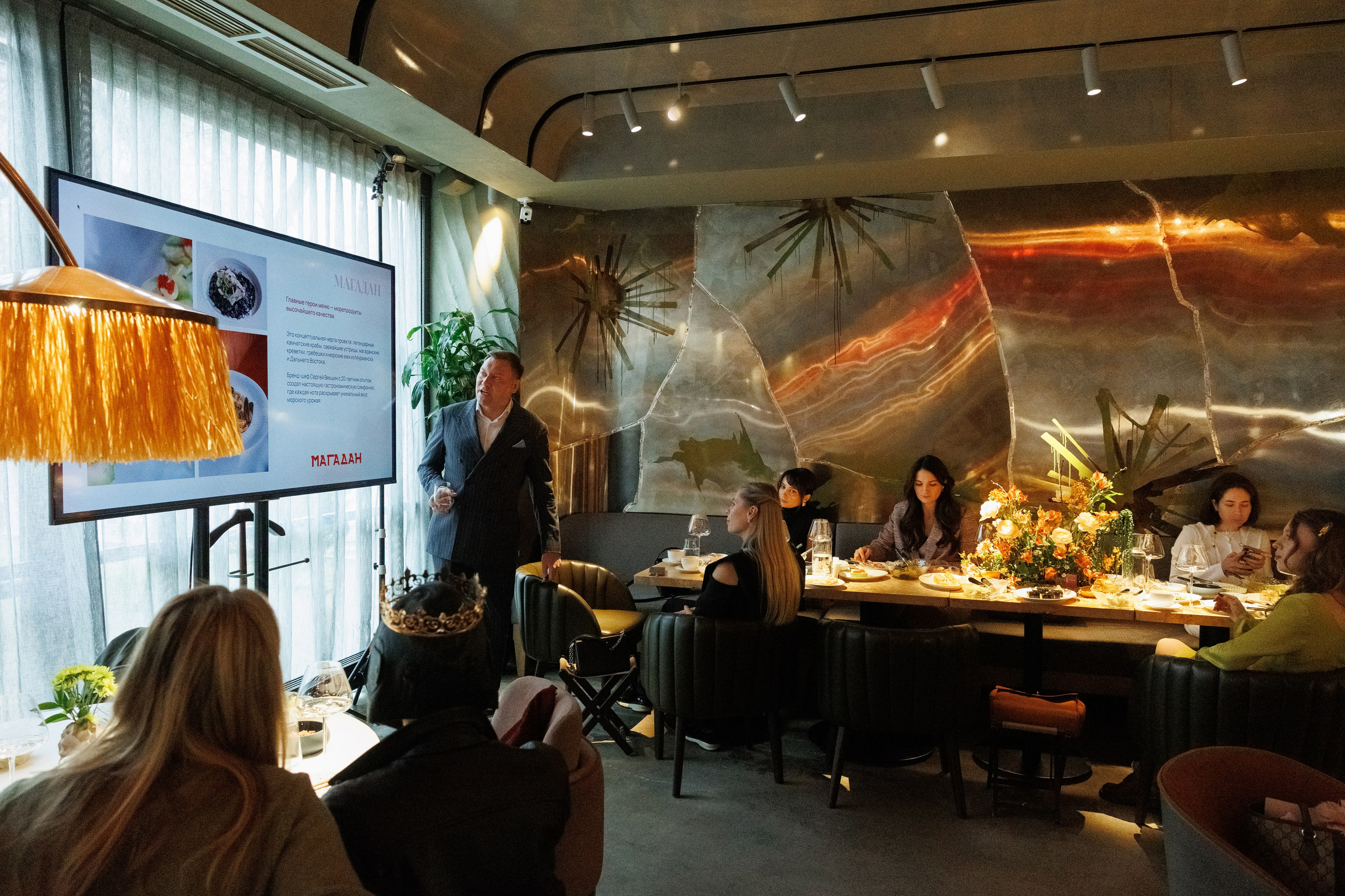 Презентация ресторанов NARNIA, AFINA и 13 для организаторов мероприятий и агентств. Репортажный фотограф Ольга Кочетова в Москве