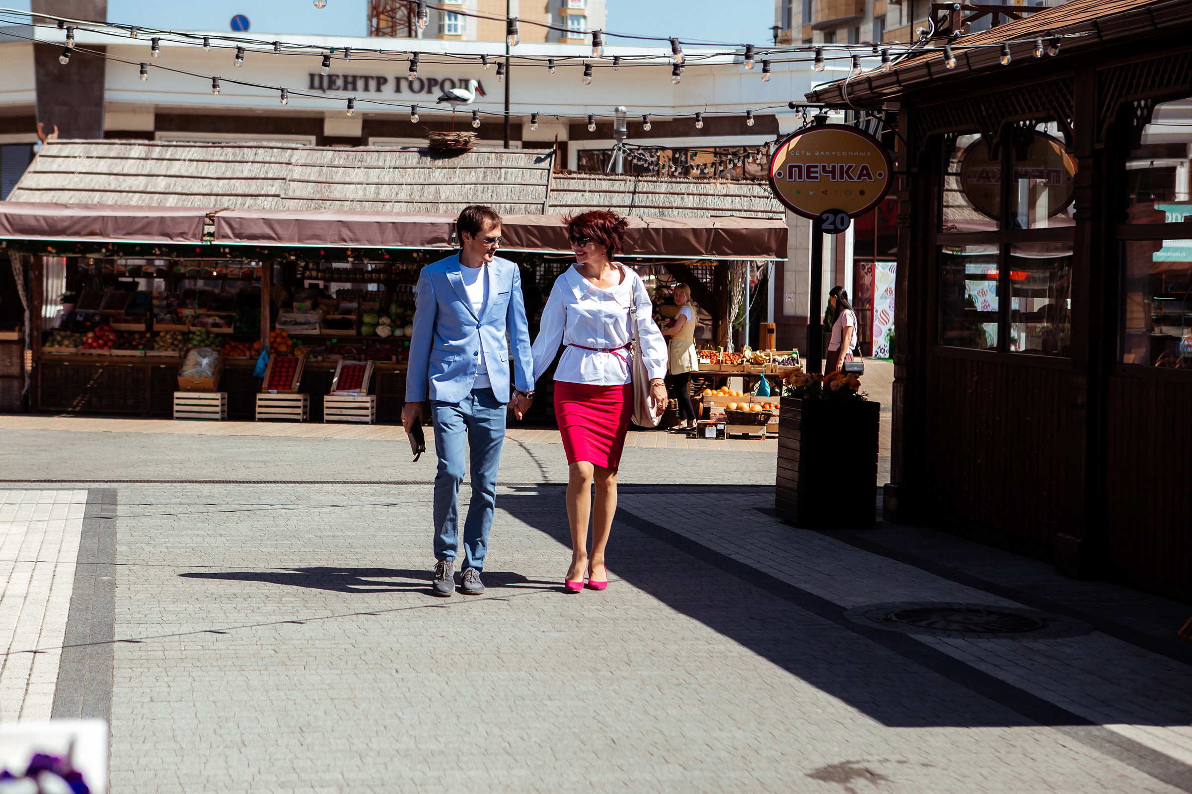 Прогулка Инны и Андрея. Семейный фотограф, свадебный фотограф, детский фотограф в Краснодаре А