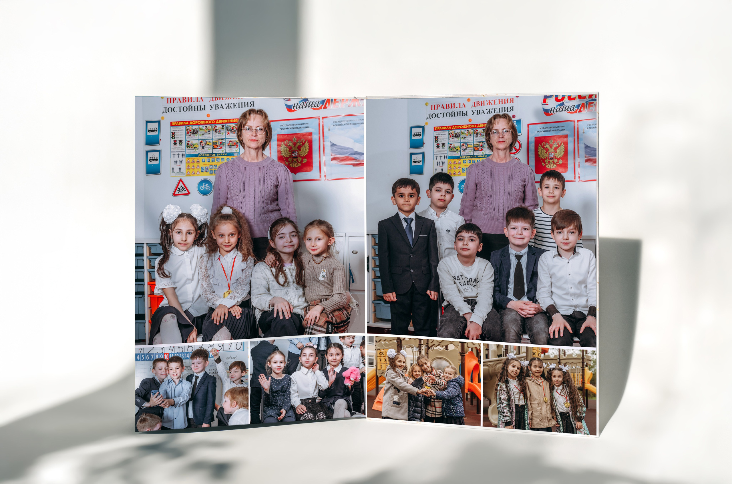 Выпускной альбом 1 класса — фотосессия в школе, деликатная ретушь и дизайн в Москве. MILATE — выпускные альбомы, фотосессии и видео в Москве