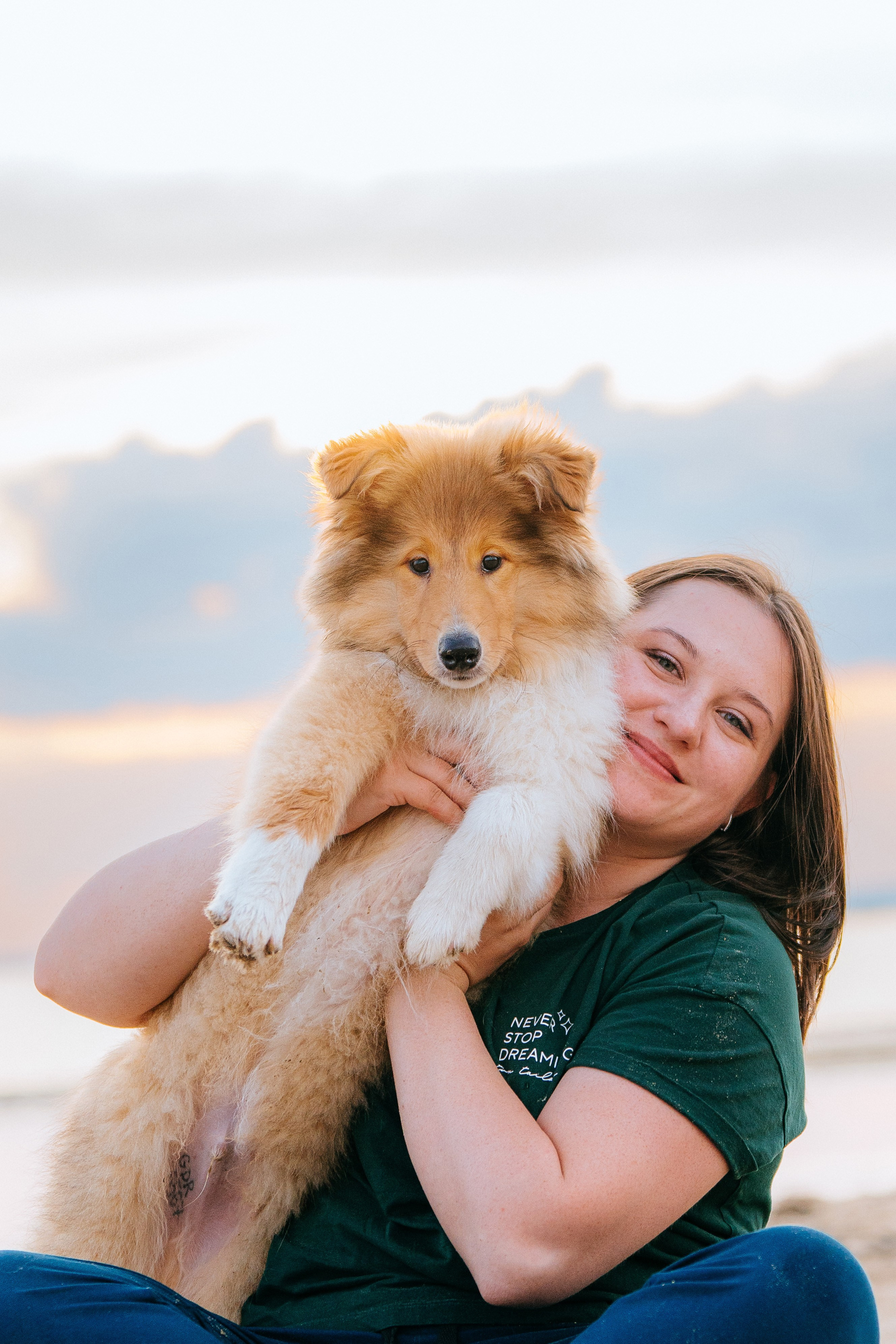 Фотосессия со щенками колли. Фотограф анималист в Спб недорого Олеся Майорова