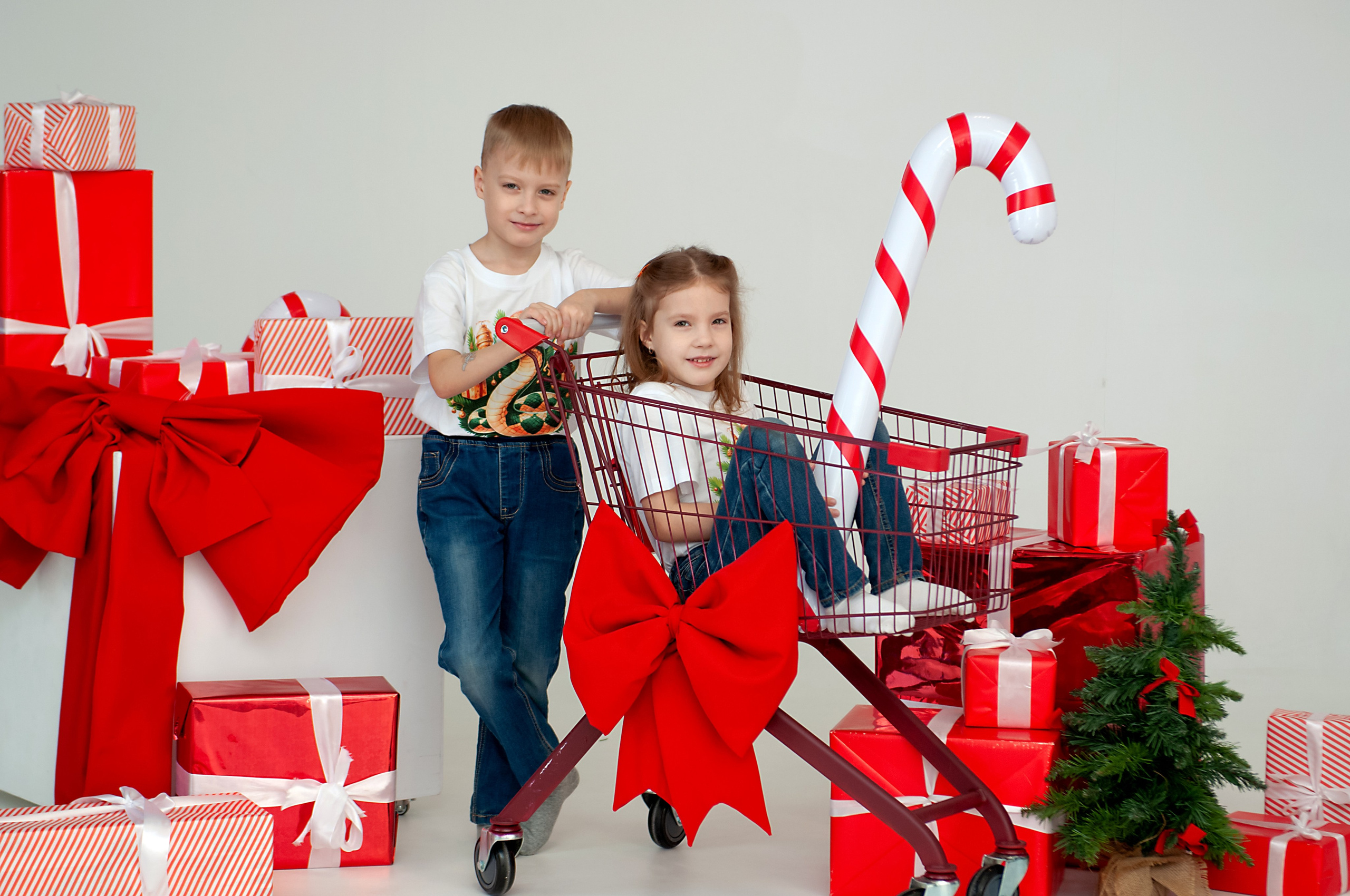 Новогодняя фотосессия для семьи Смазновых. Фотограф в Хабаровске