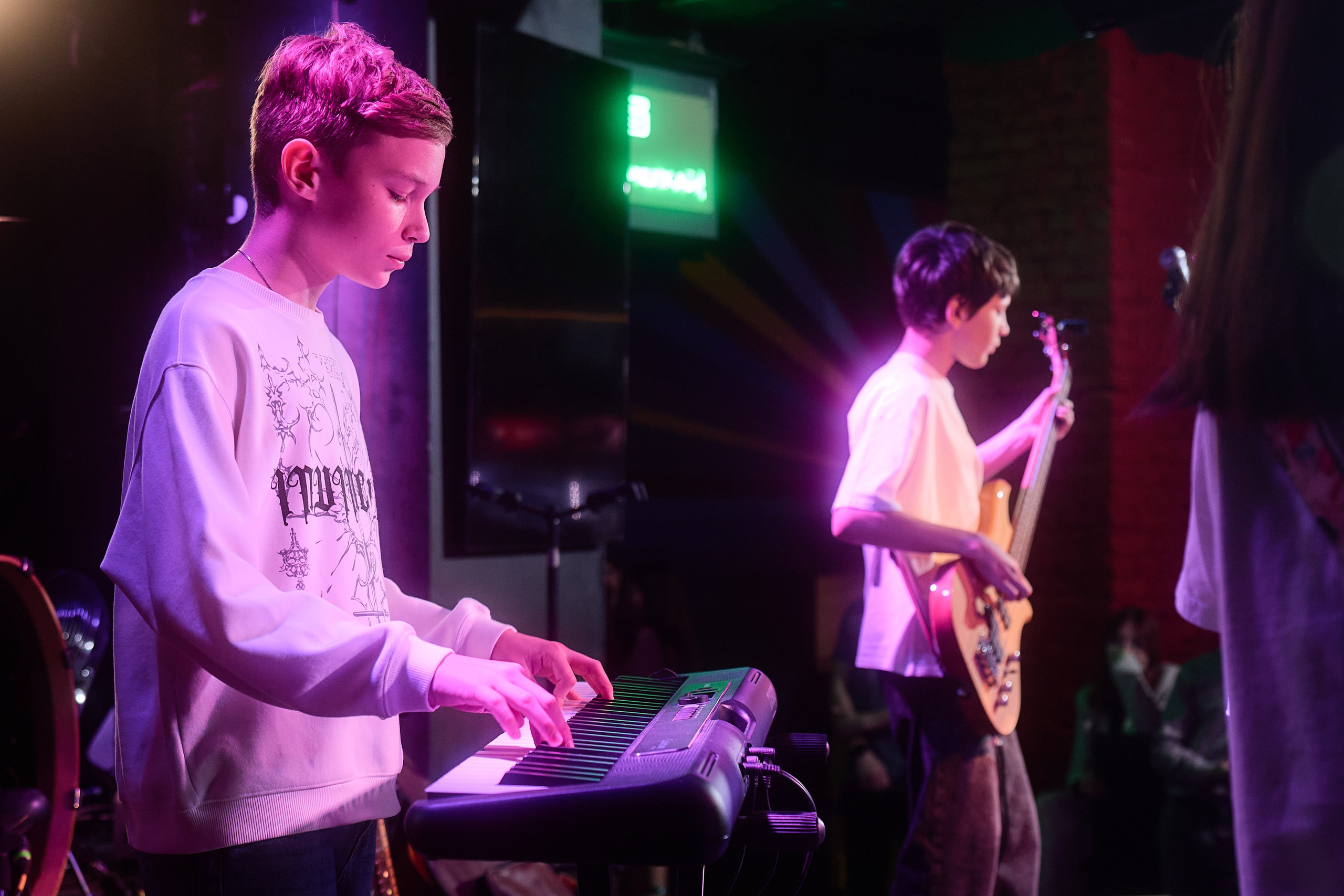 Отчётный концерт музыкальной школы MuzZone (18 мая 2025). Профессиональный фотограф (Краснодар) Роман Гончаров