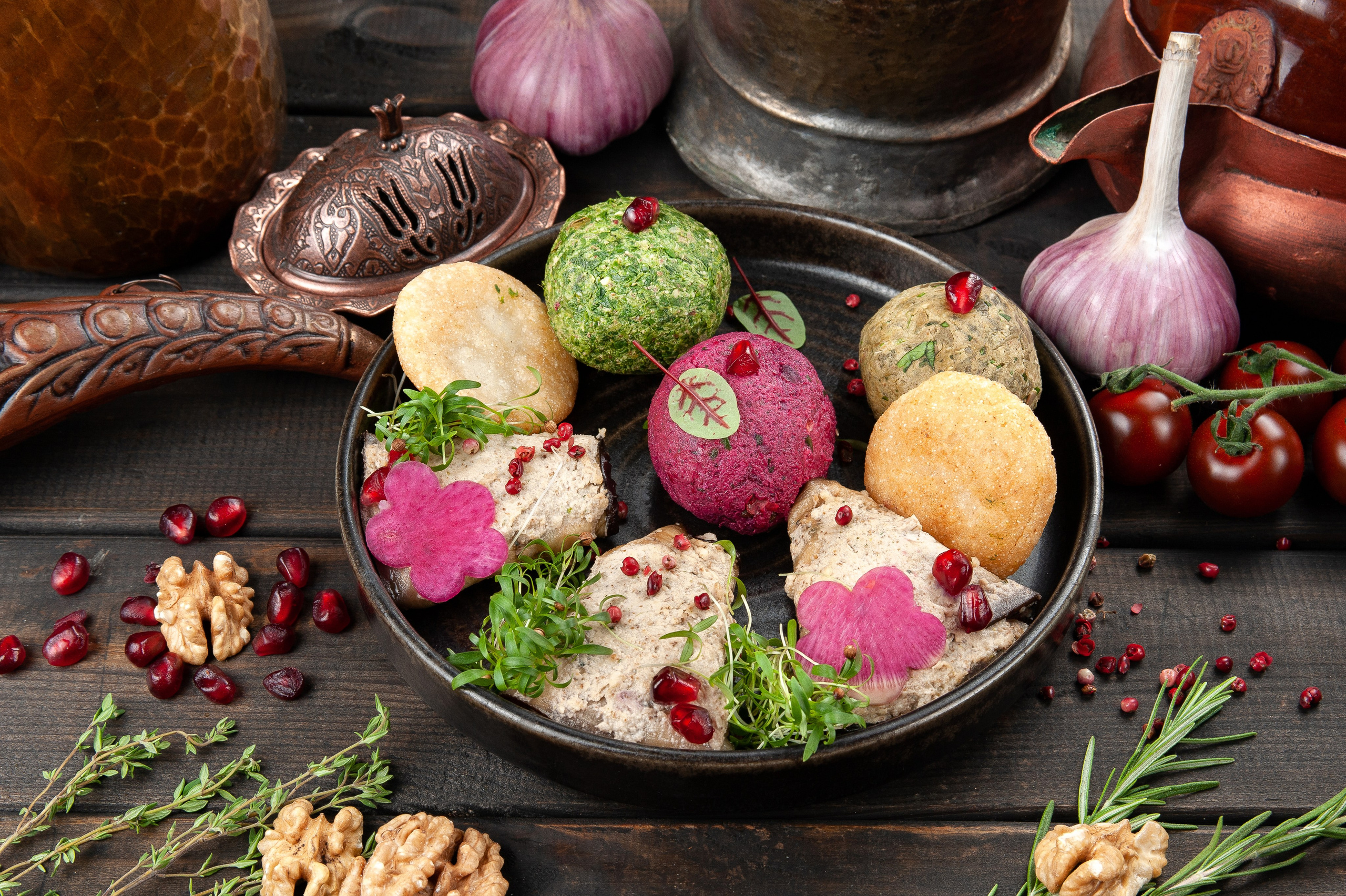 пхали, грузинская кухня, фотограф в ресторан
