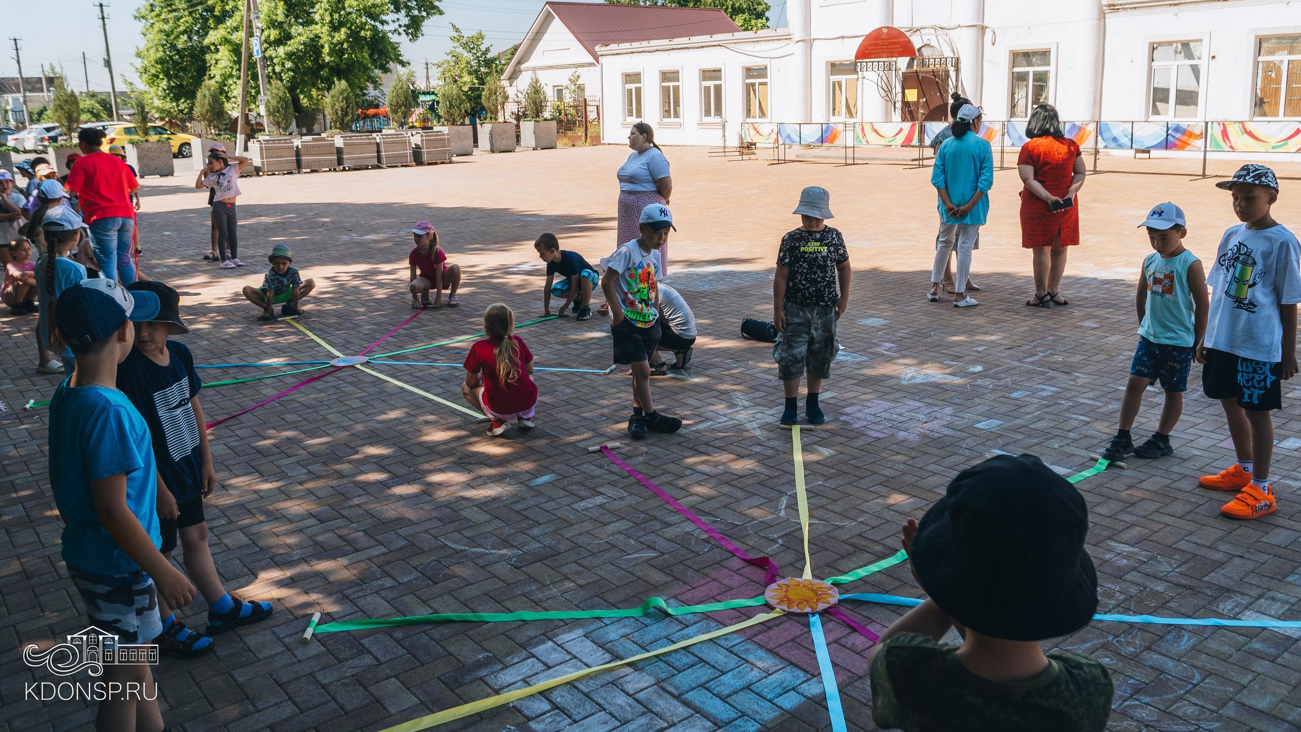 Детская зарядка со спортсменом. Новотитаровский Дом культуры
